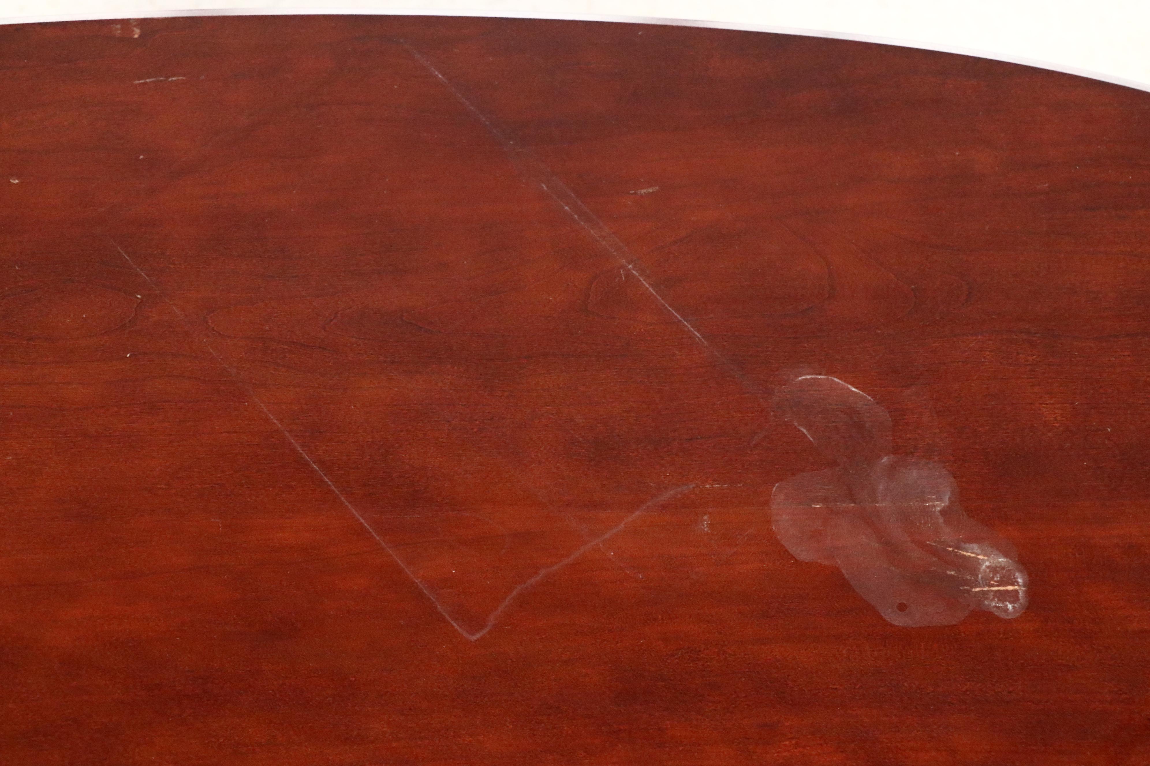 Three Queen Anne Style Cherrywood Occasional Tables