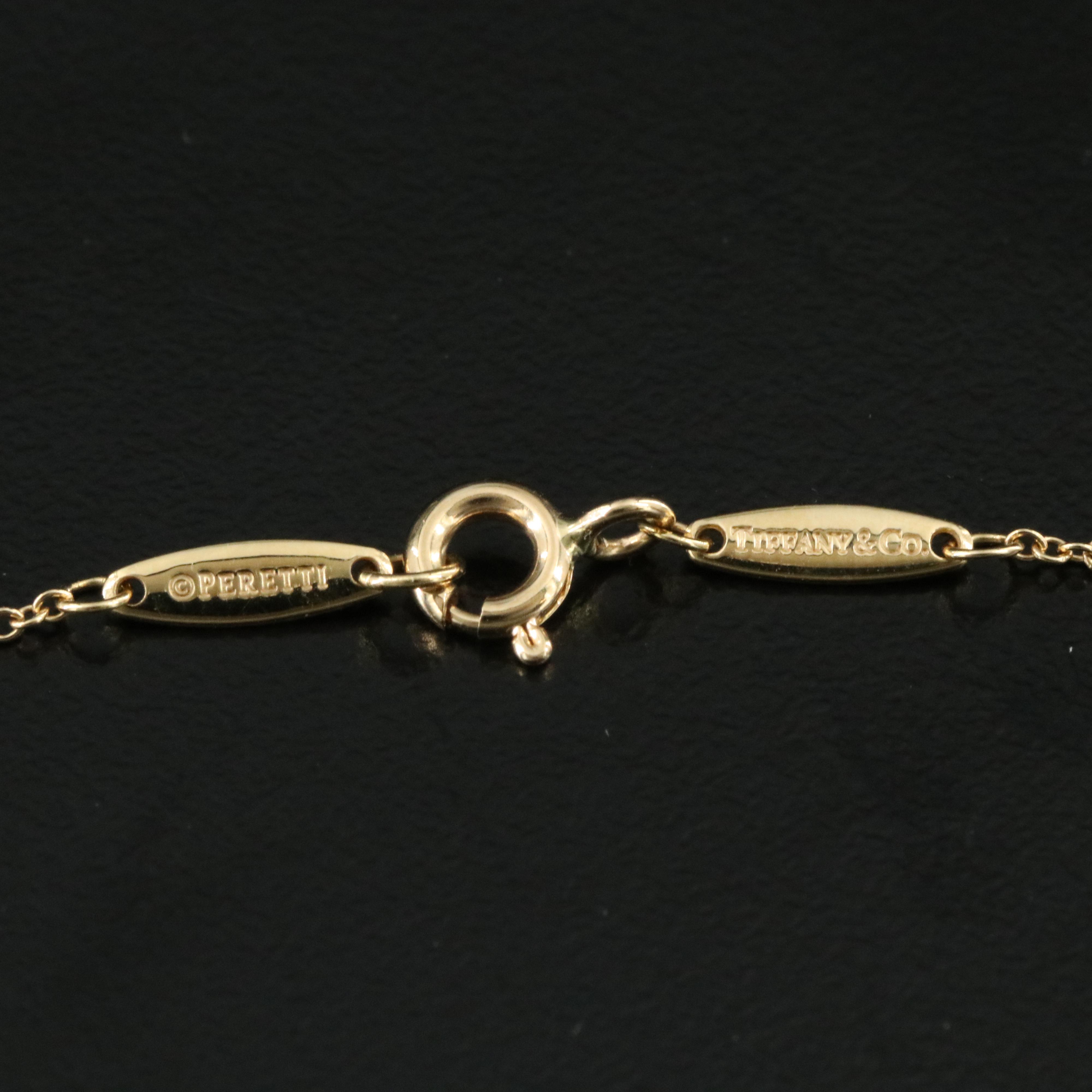 Elsa Peretti for Tiffany & Co.18K Diamond Solitaire Necklace