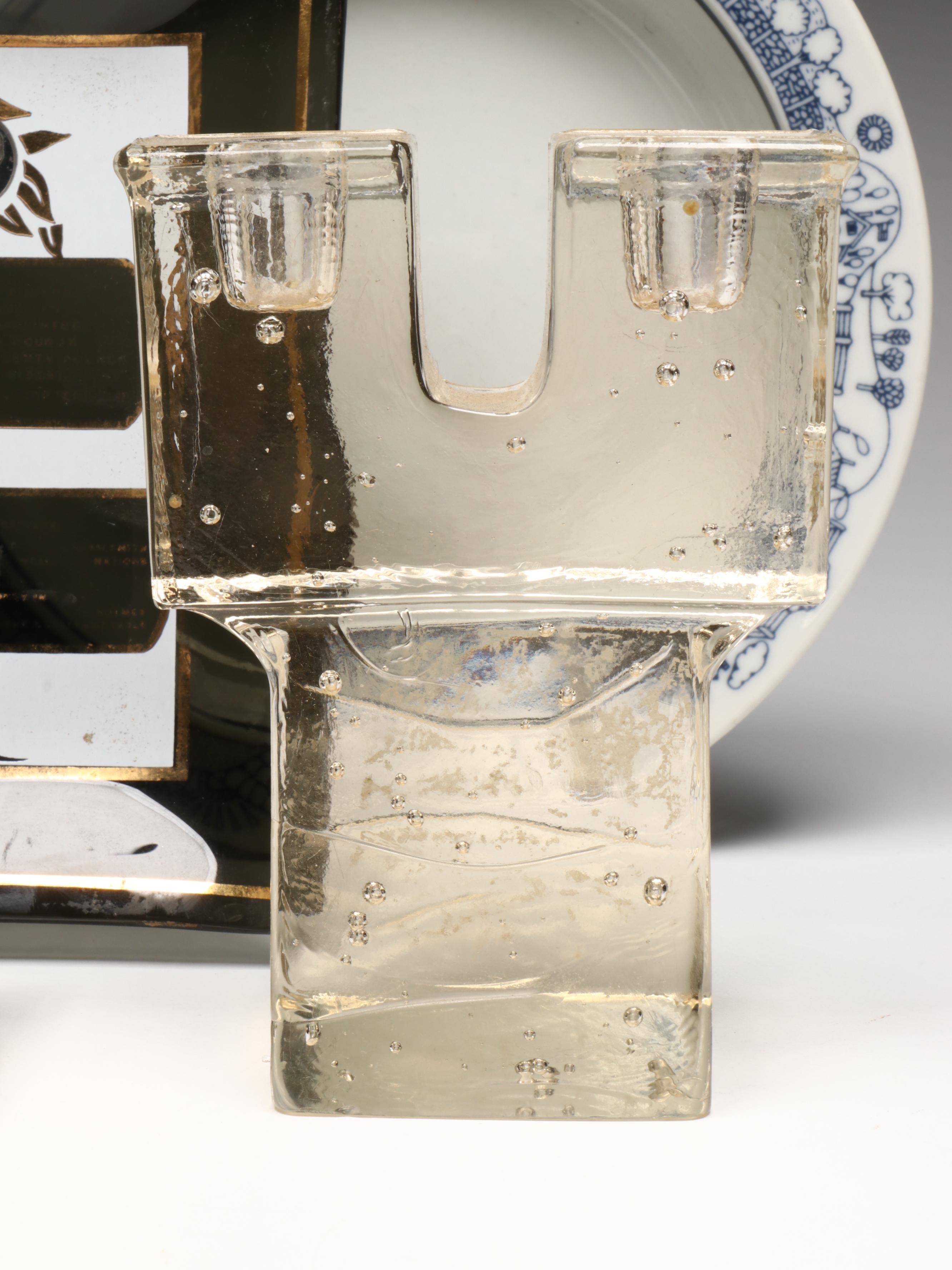 Dansk Ceramic Bowl with Holmegaard Glass Ashtray and More