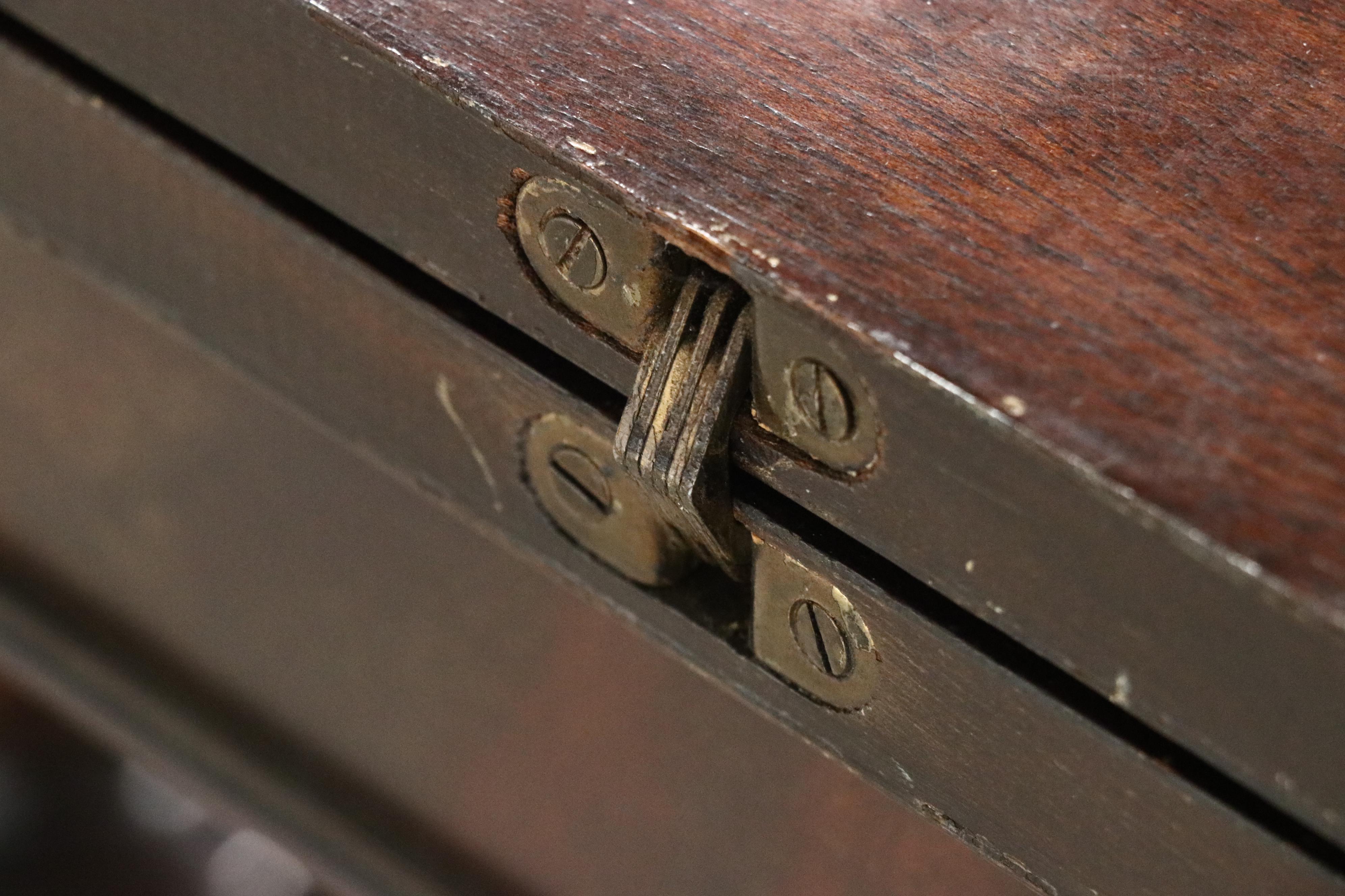 Sheraton Style Mahogany Flip-Top Card Table, 20th Century