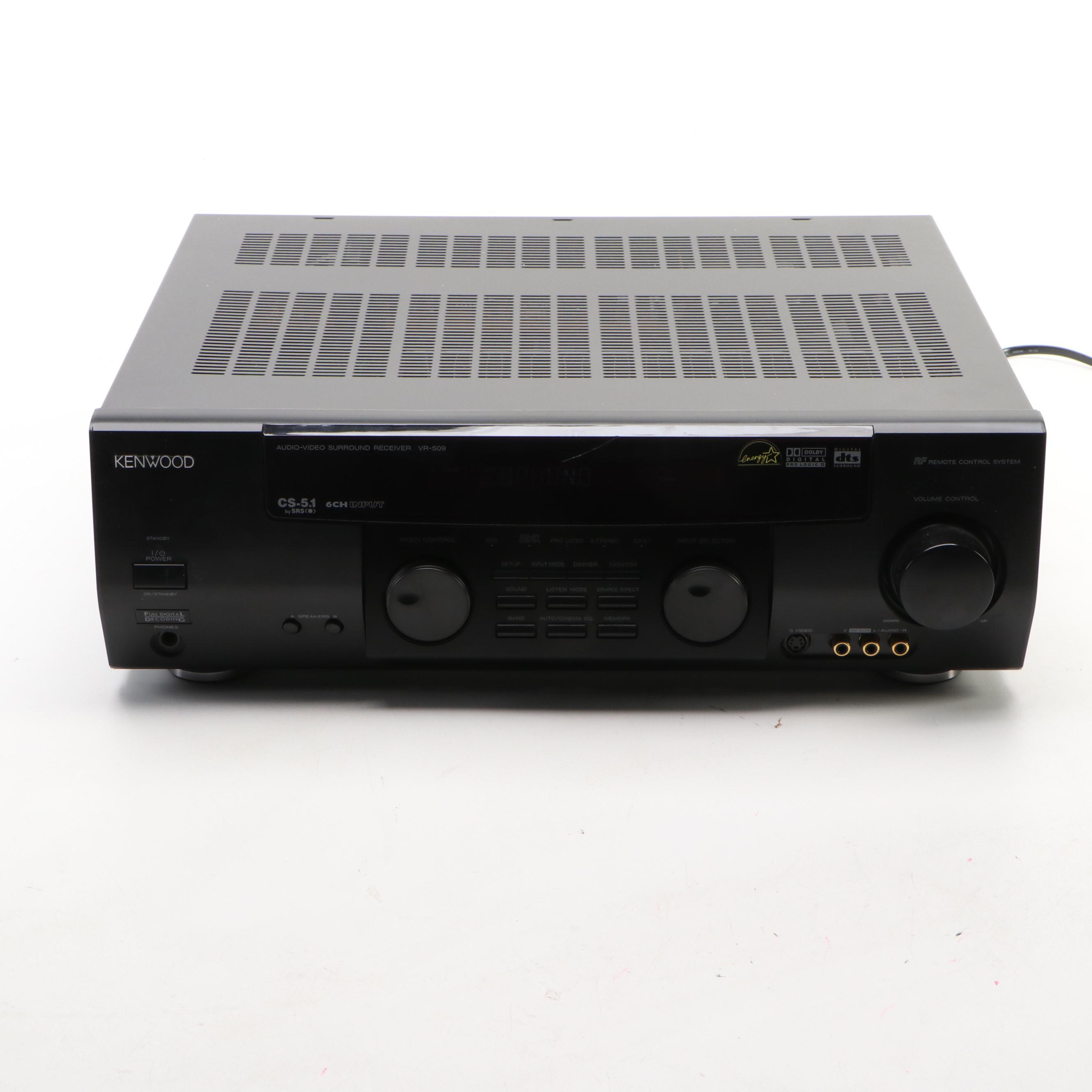 Kenwood VR-509 Audio-Video Surround Receiver