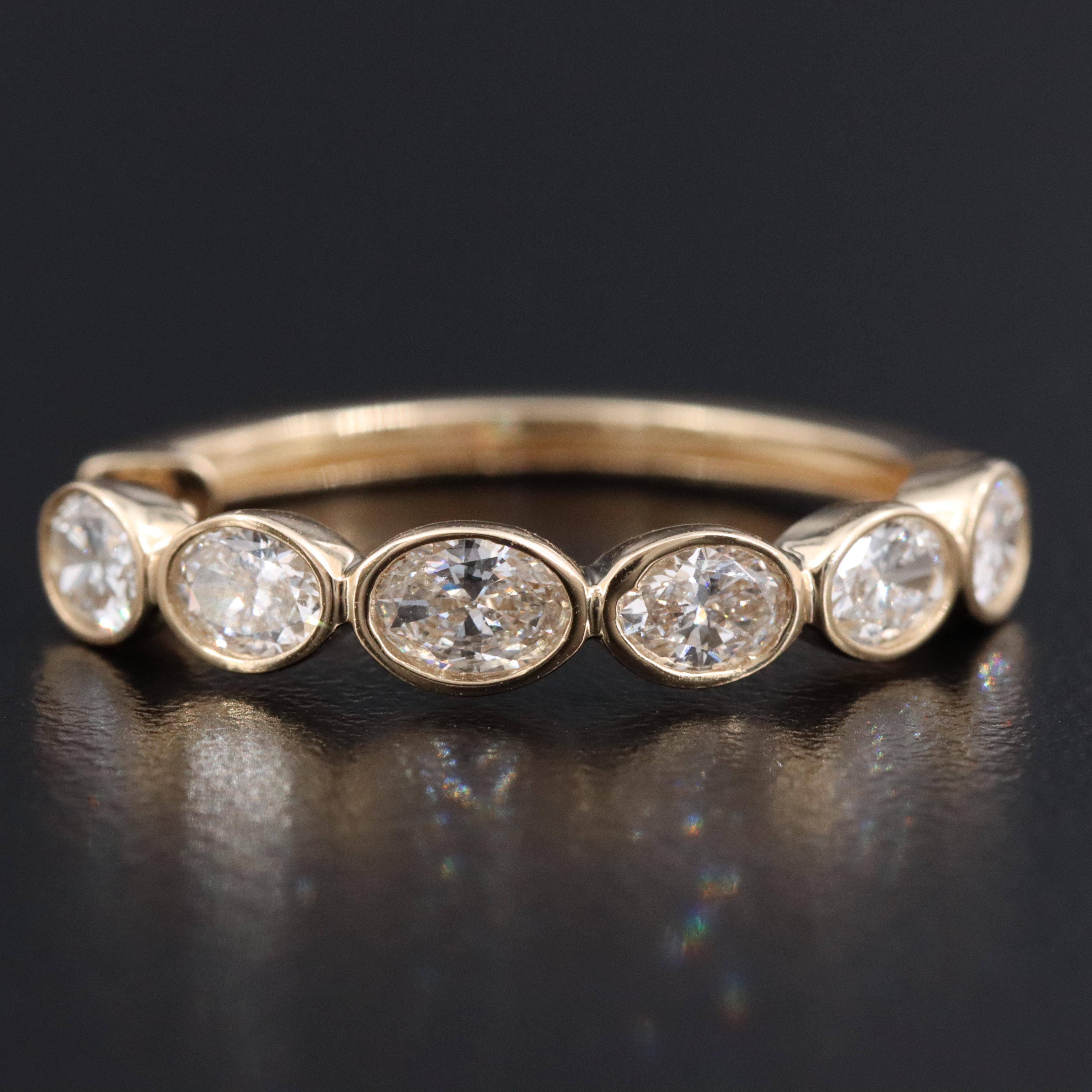 14K 1.50 CTW Lab Grown Diamond Hoop Earrings