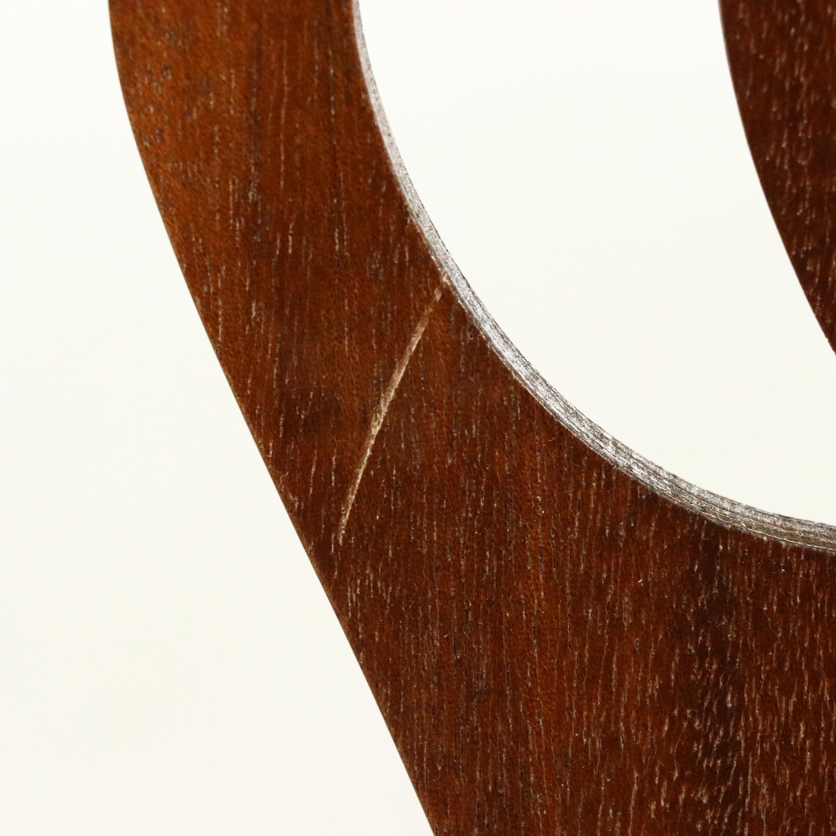 Chippendale Style Armchair with Mahogany Candle Stand