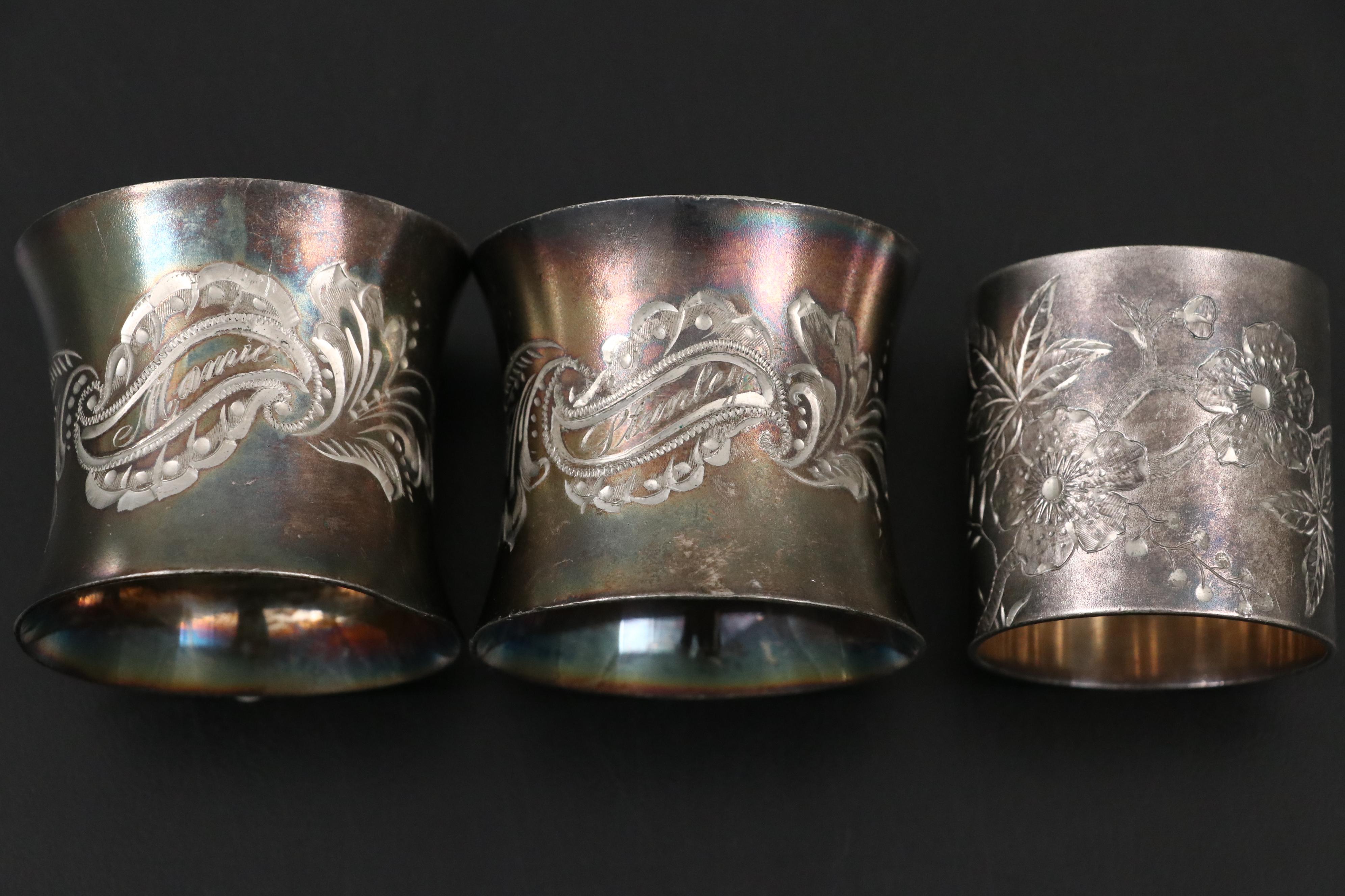 Gorham "Chantilly" Pie Servers and Sugar Spoon with Other Serving Utensils