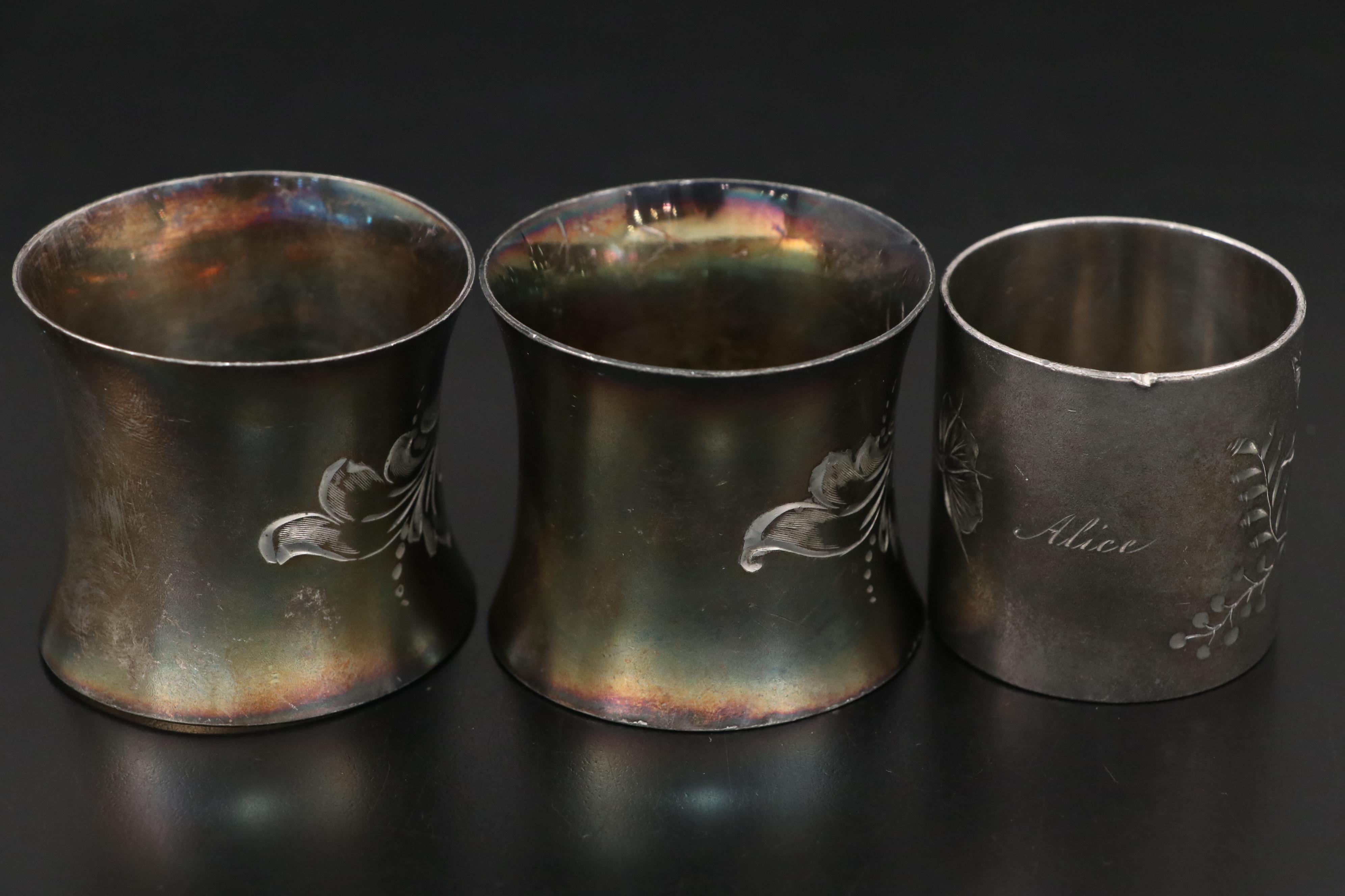 Gorham "Chantilly" Pie Servers and Sugar Spoon with Other Serving Utensils