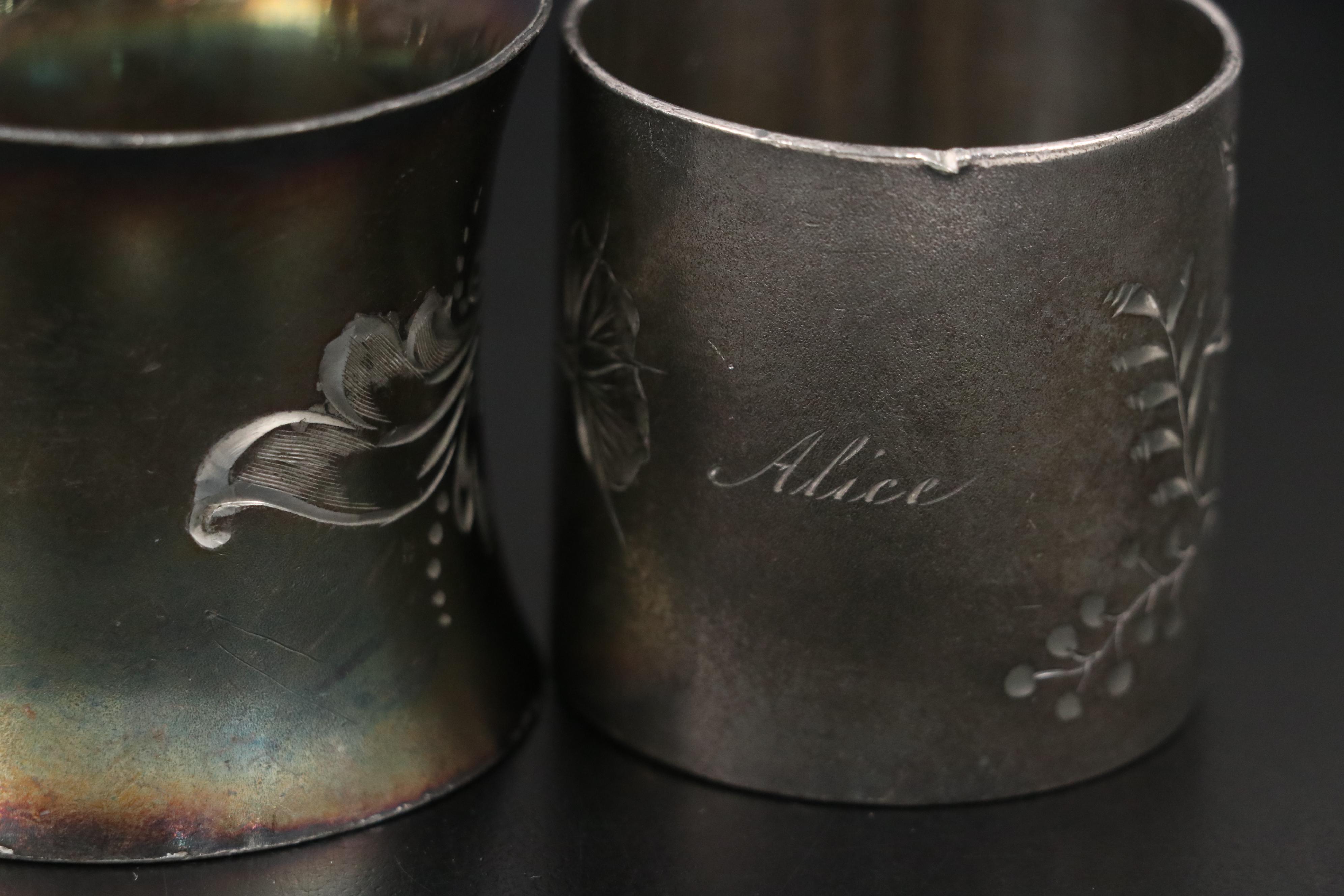 Gorham "Chantilly" Pie Servers and Sugar Spoon with Other Serving Utensils