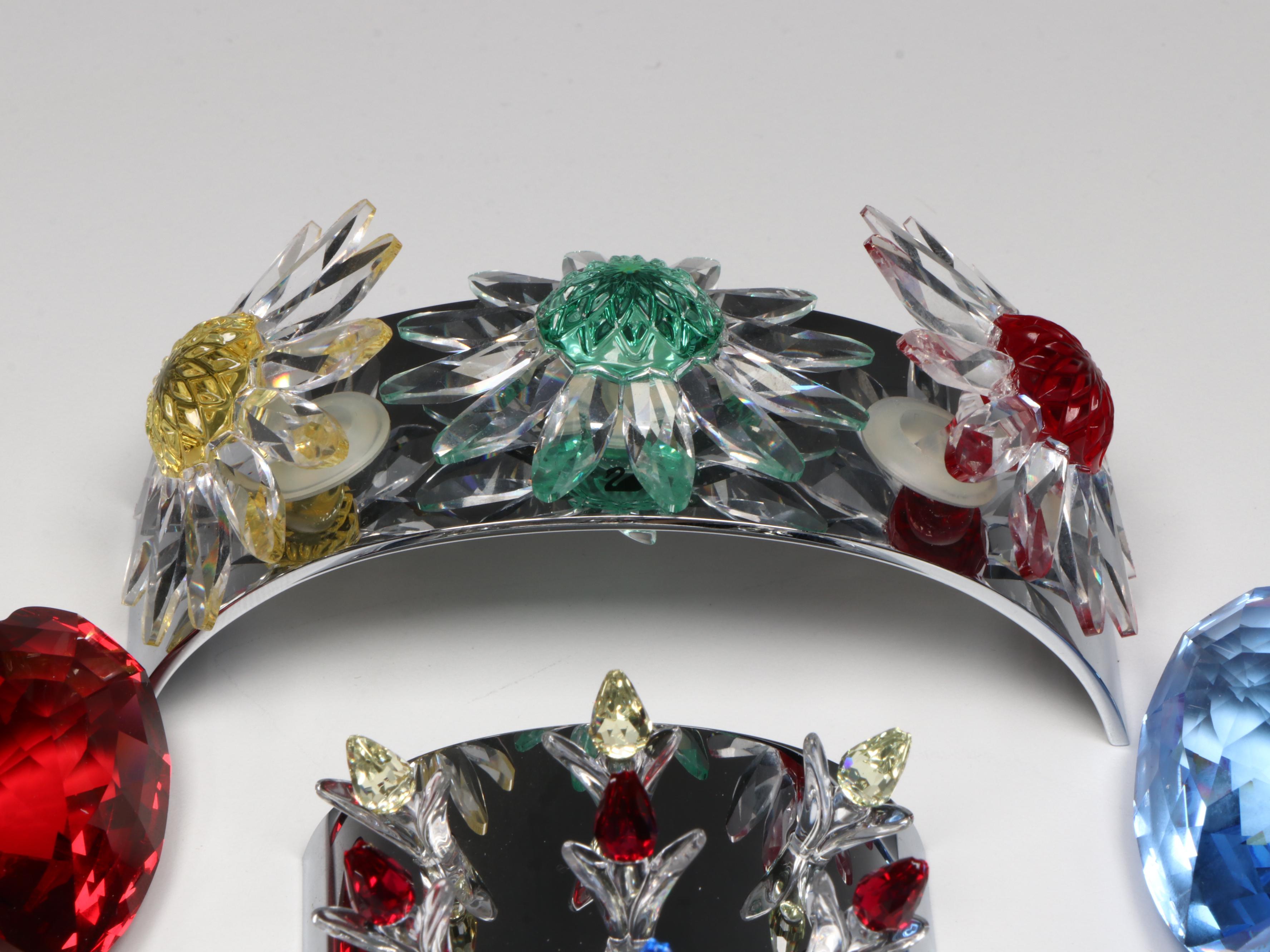 Swarovski Crystal Society Member Gift Figurines with Stands, 1997–2003