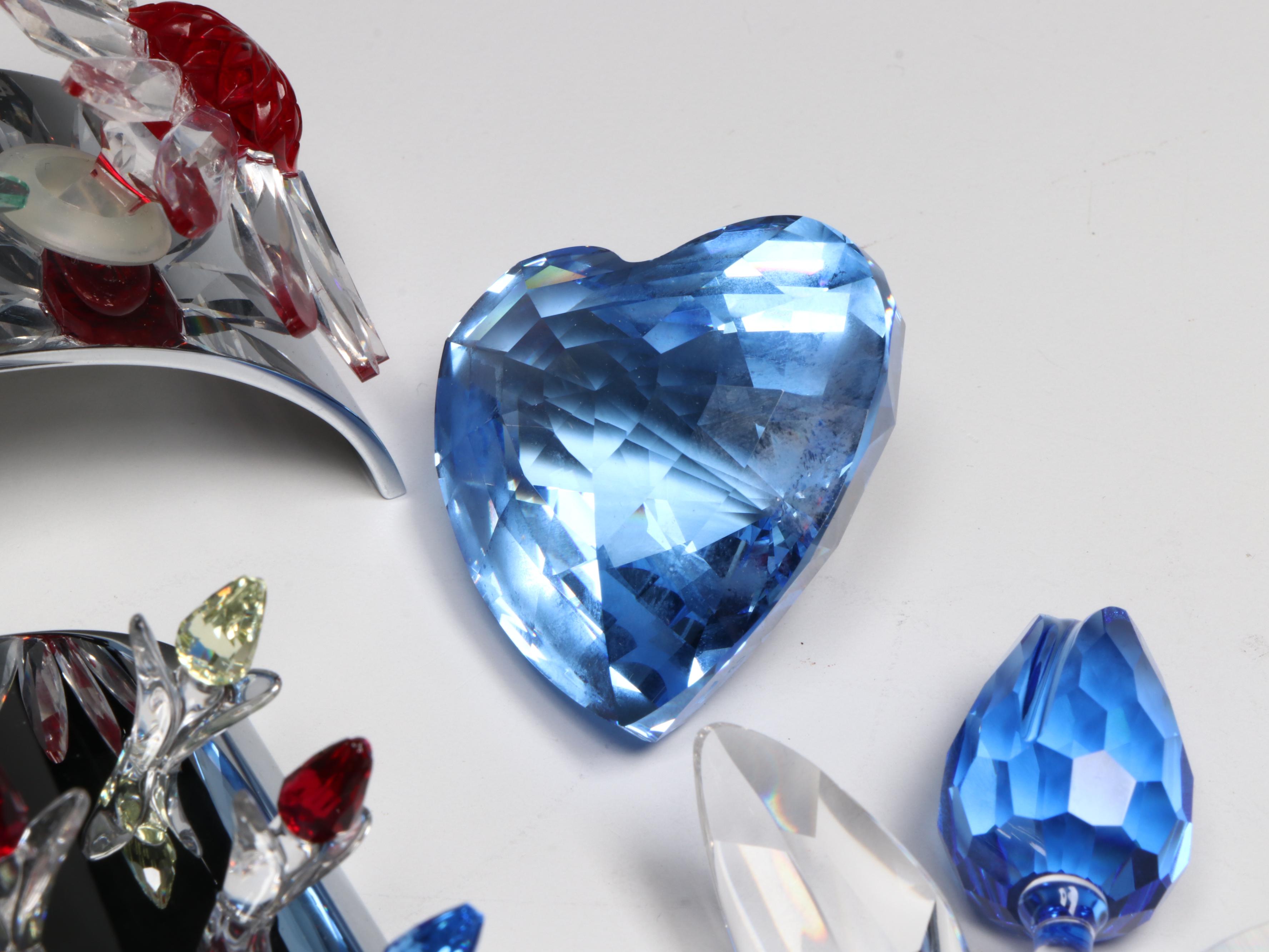 Swarovski Crystal Society Member Gift Figurines with Stands, 1997–2003