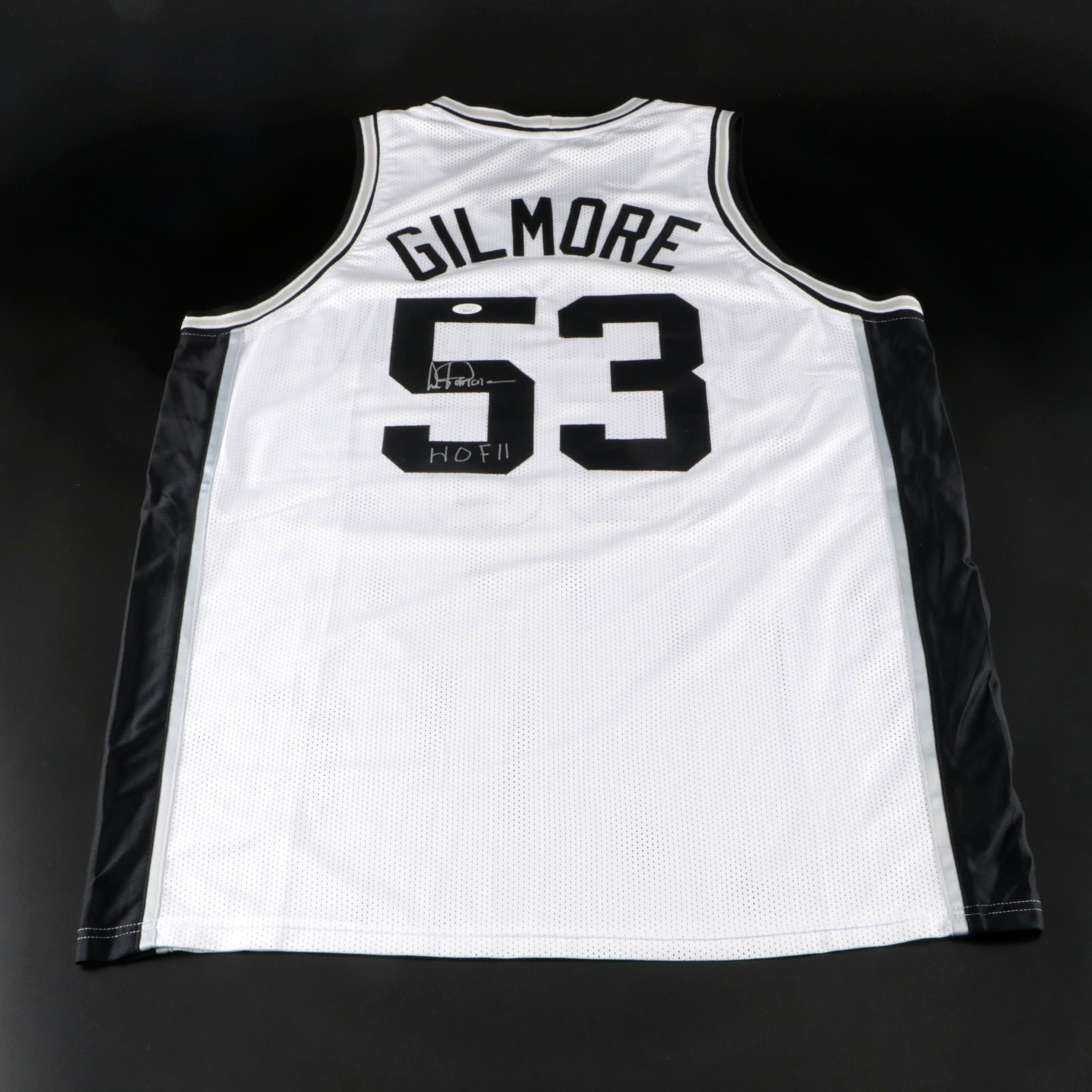 Artis Gilmore Signed “HOF 11” San Antonio Spurs Basketball Jersey, JSA