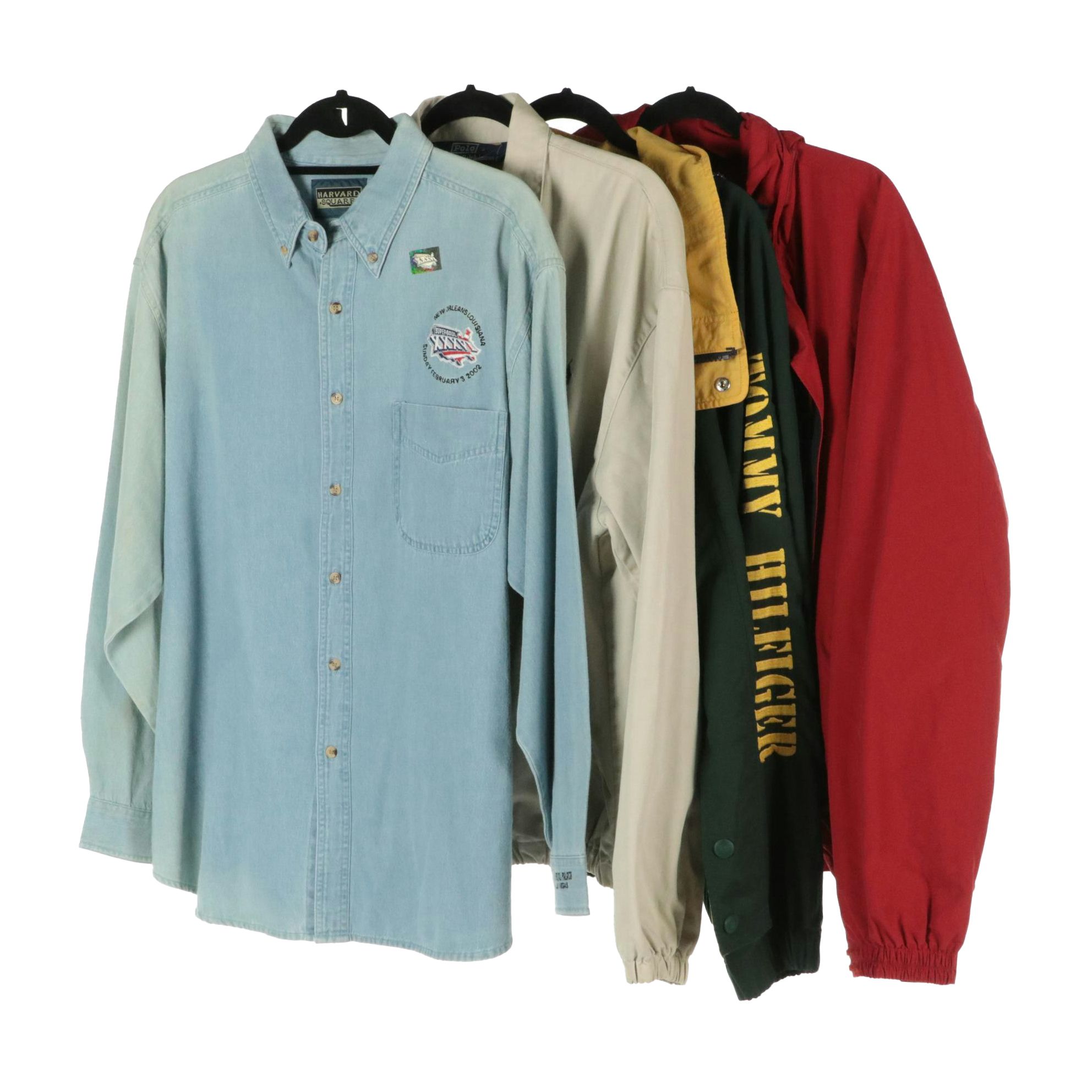 Men's Polo Ralph Lauren Zipper-Front Jacket, L.L. Bean & Other Rain Jacket & Top