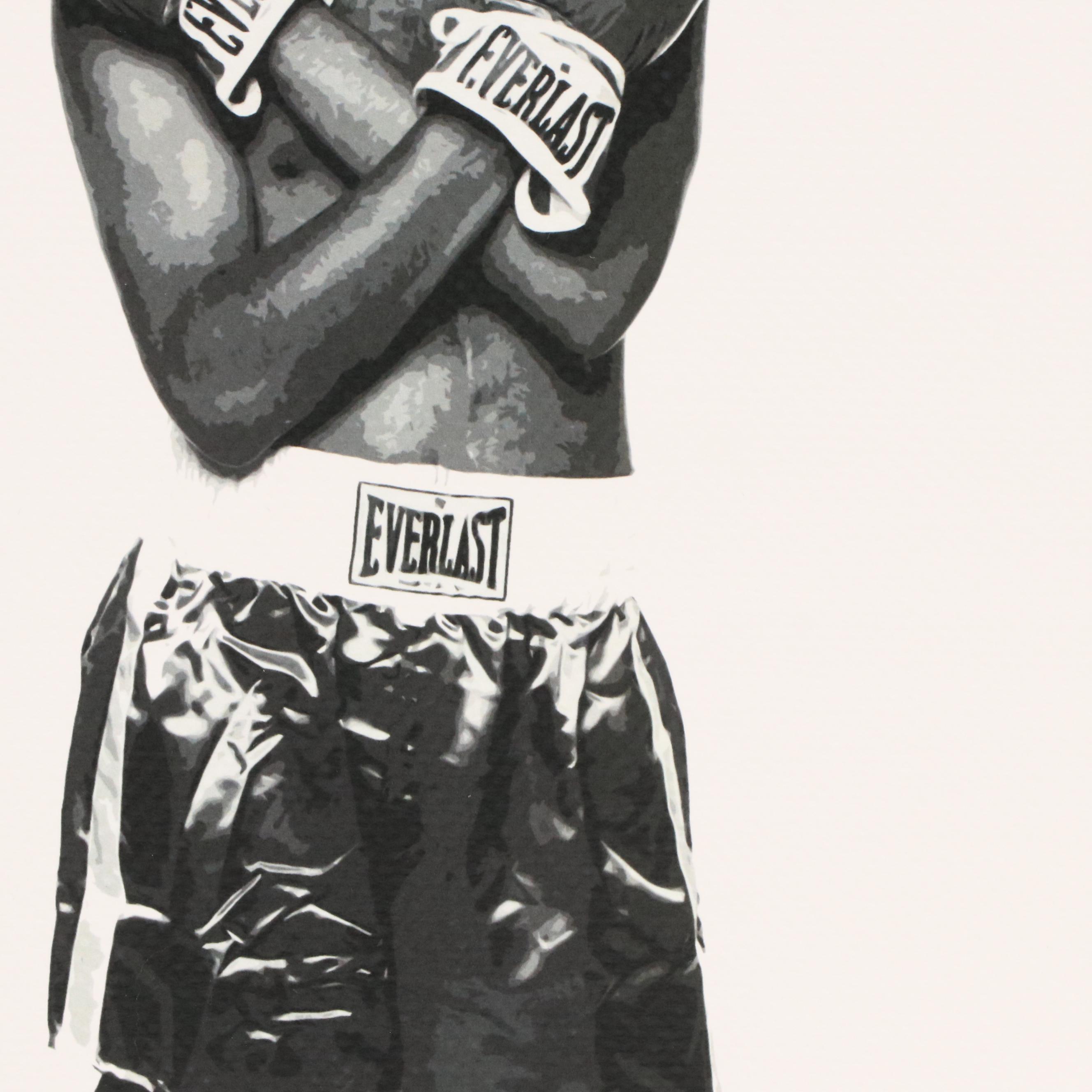 Death NYC Graphic Digital Print Featuring Andy Warhol and Basquiat, 21st Century