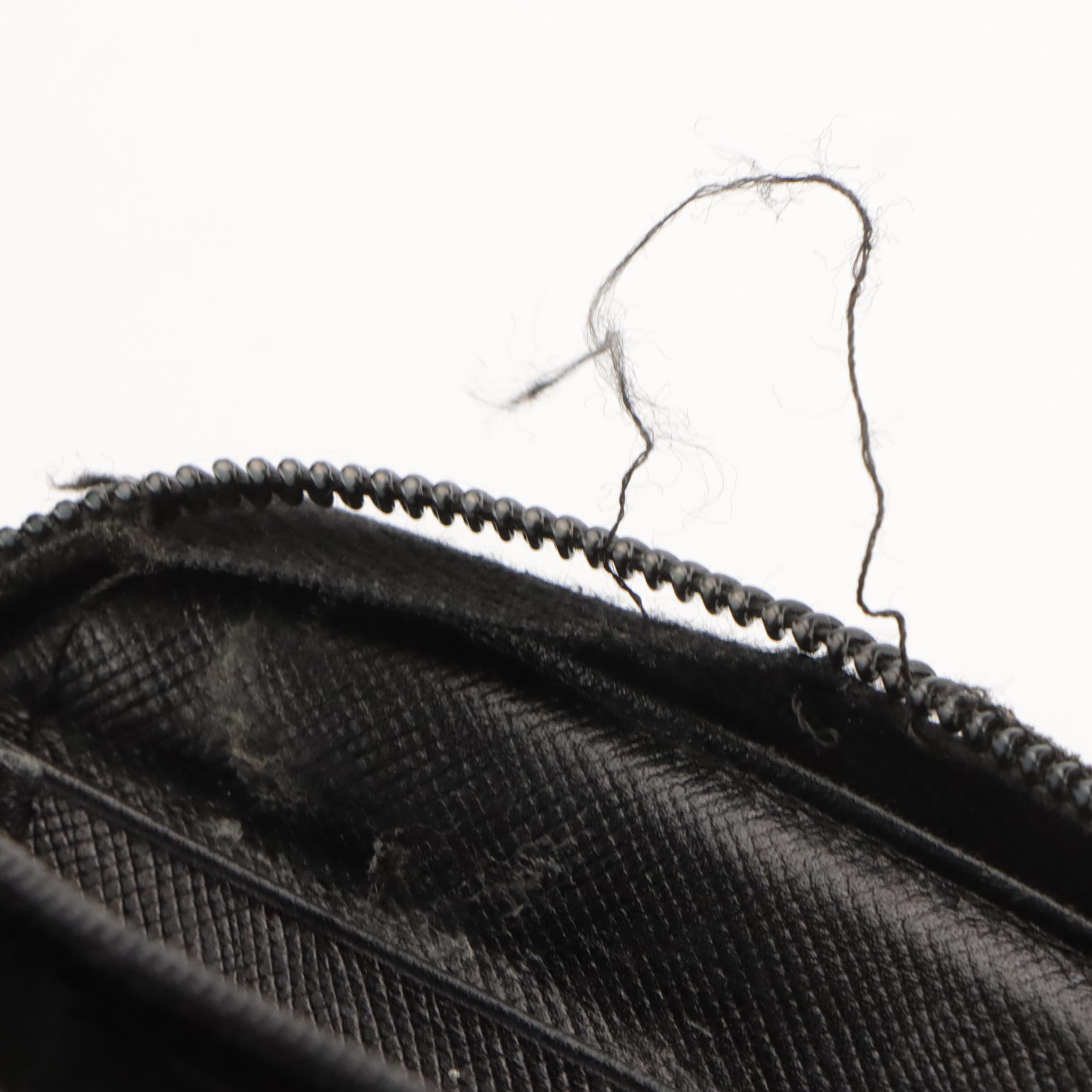 Prada Zip Around Wallet M506 in Black Tessuto Nylon