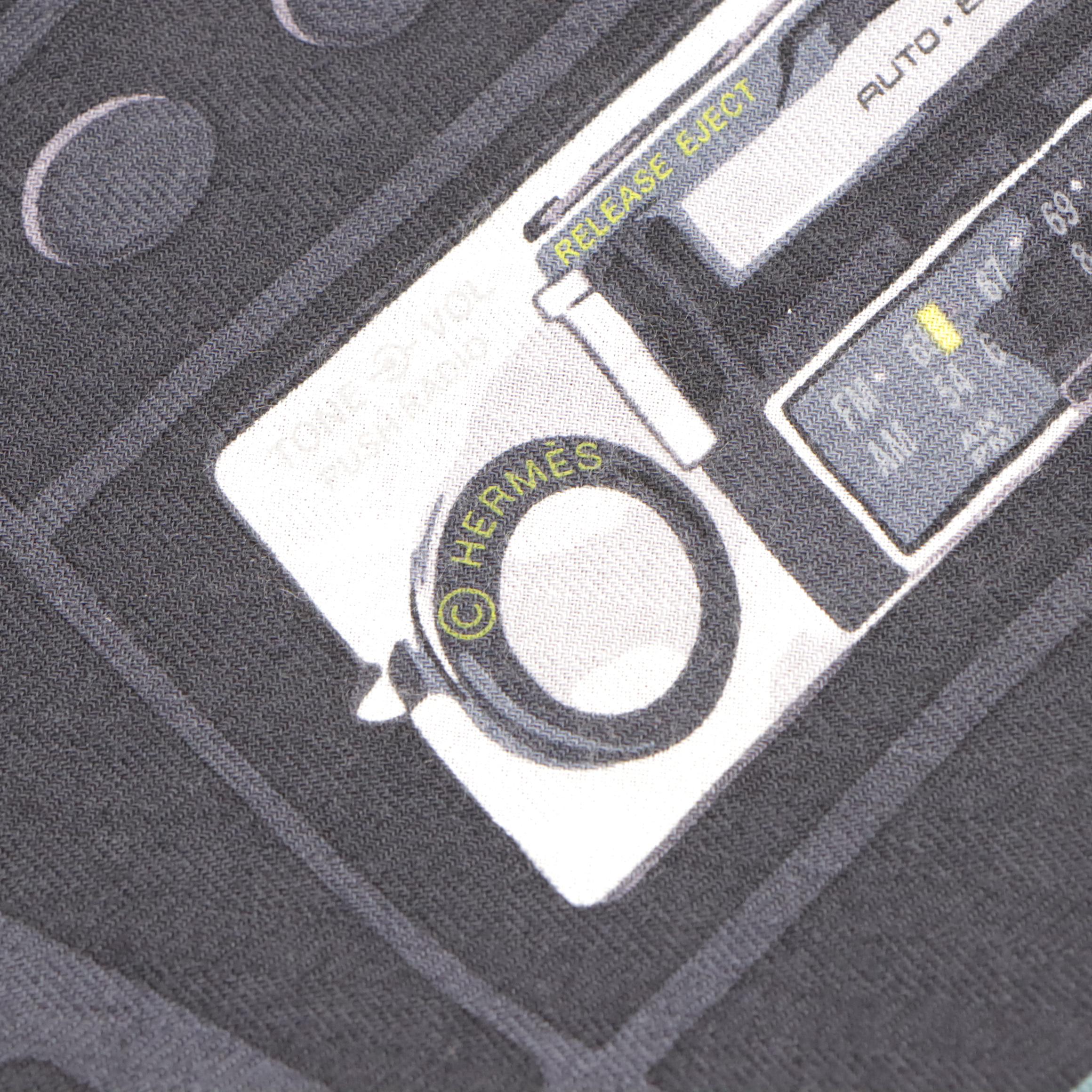 Hermès "High Flyer" Silk and Cashmere Shawl Scarf 140 in Box, With Tag