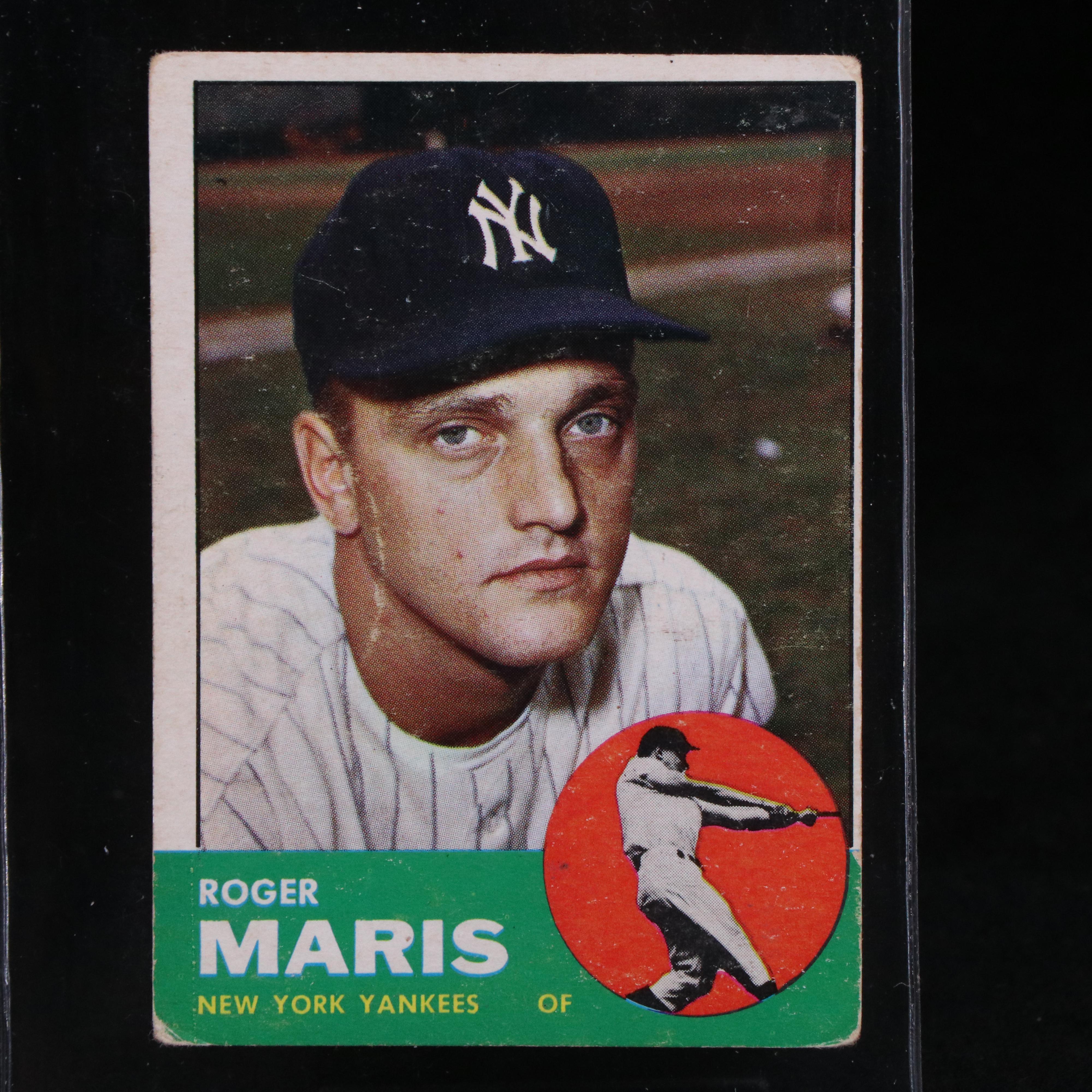 1963 Topps Roger Maris New York Yankees Baseball Card