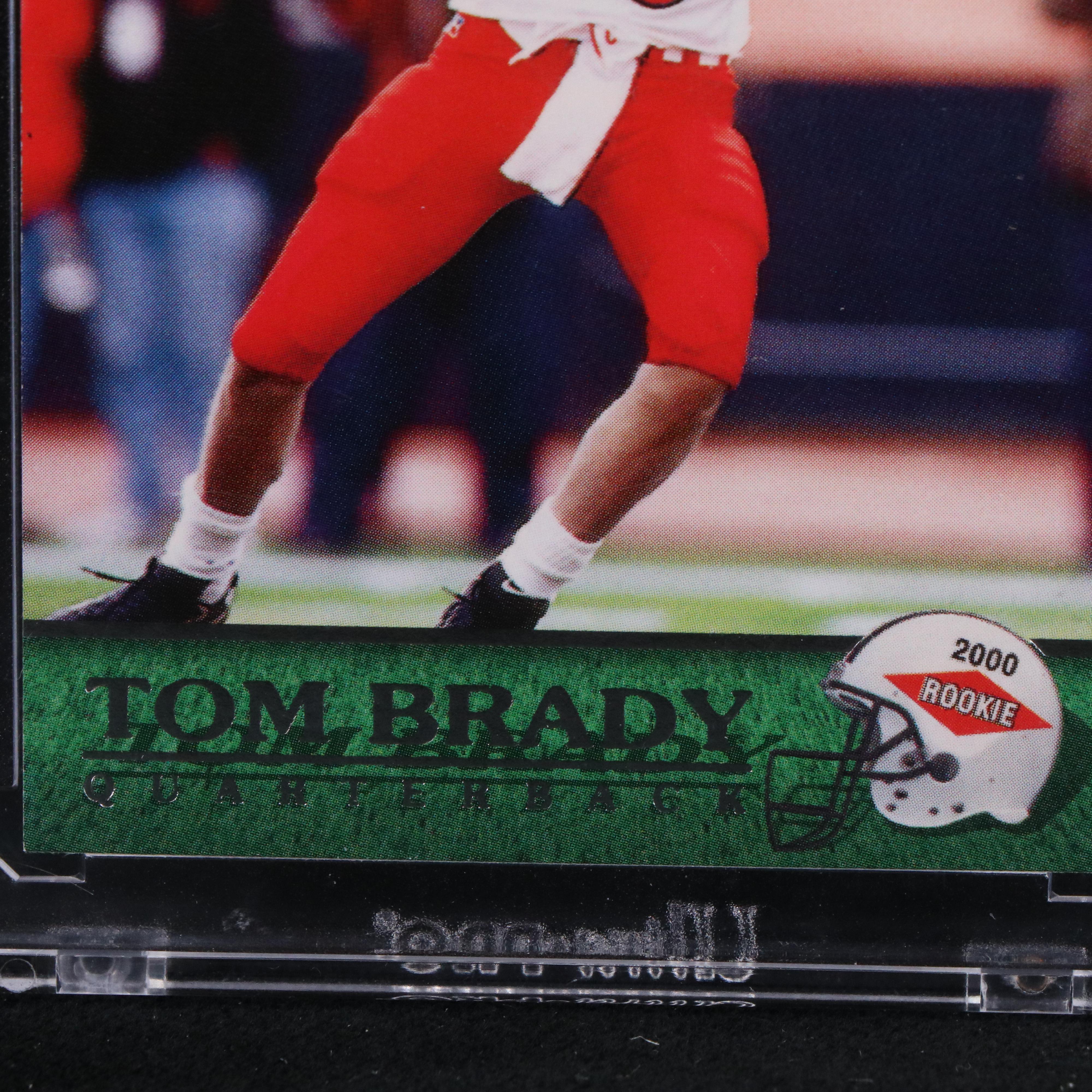 2000 Pacific Tom Brady Michigan Wolverines Rookie Football Card