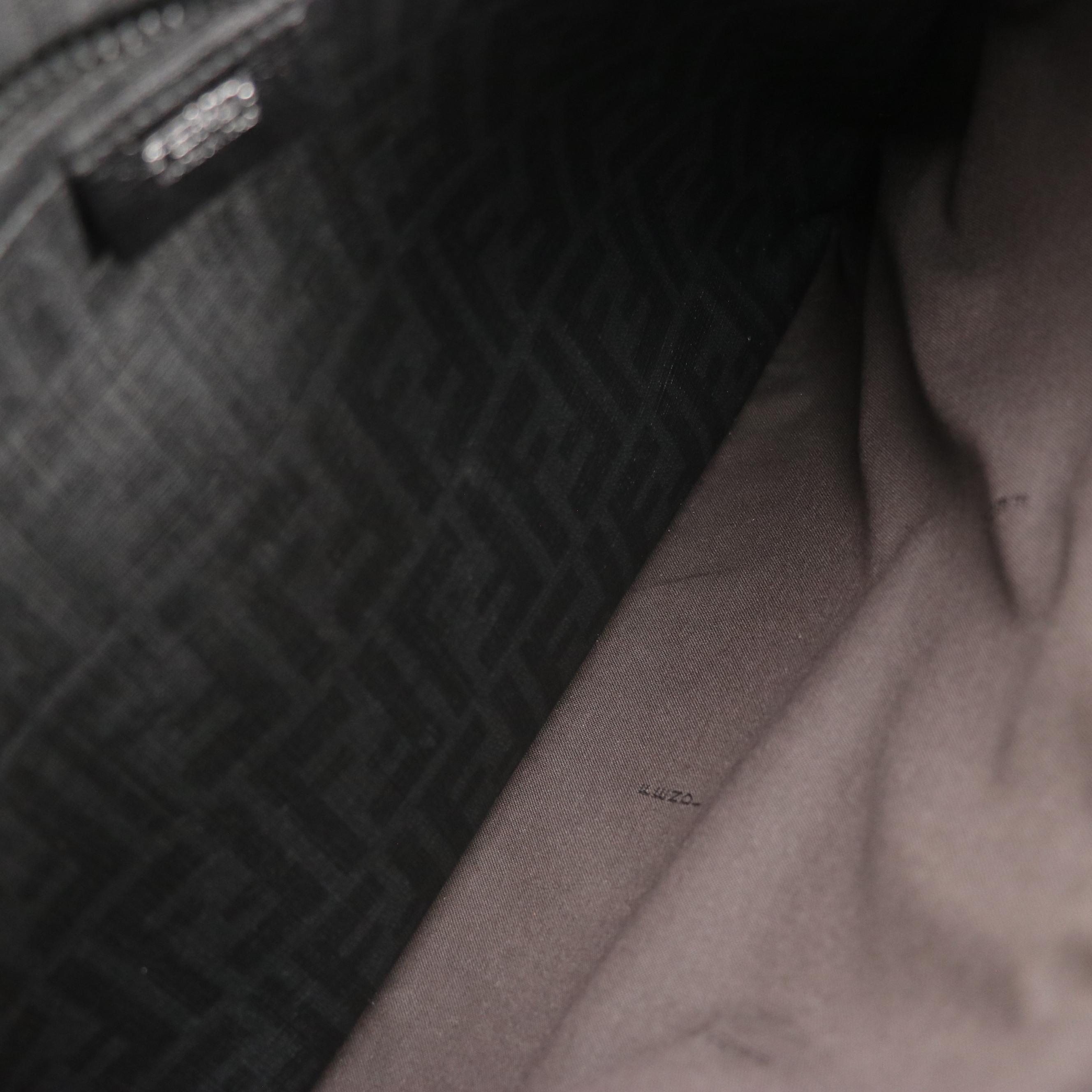 Fendi Business/Laptop Bag in Black FF Canvas