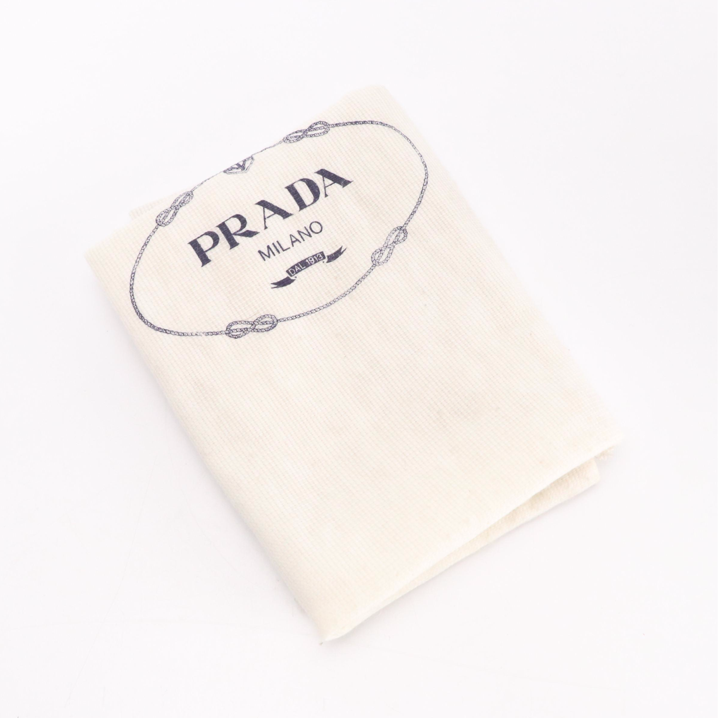 Prada Chocolate Brown Leather Shoulder Bag with Havana Resin Chain-Link Straps