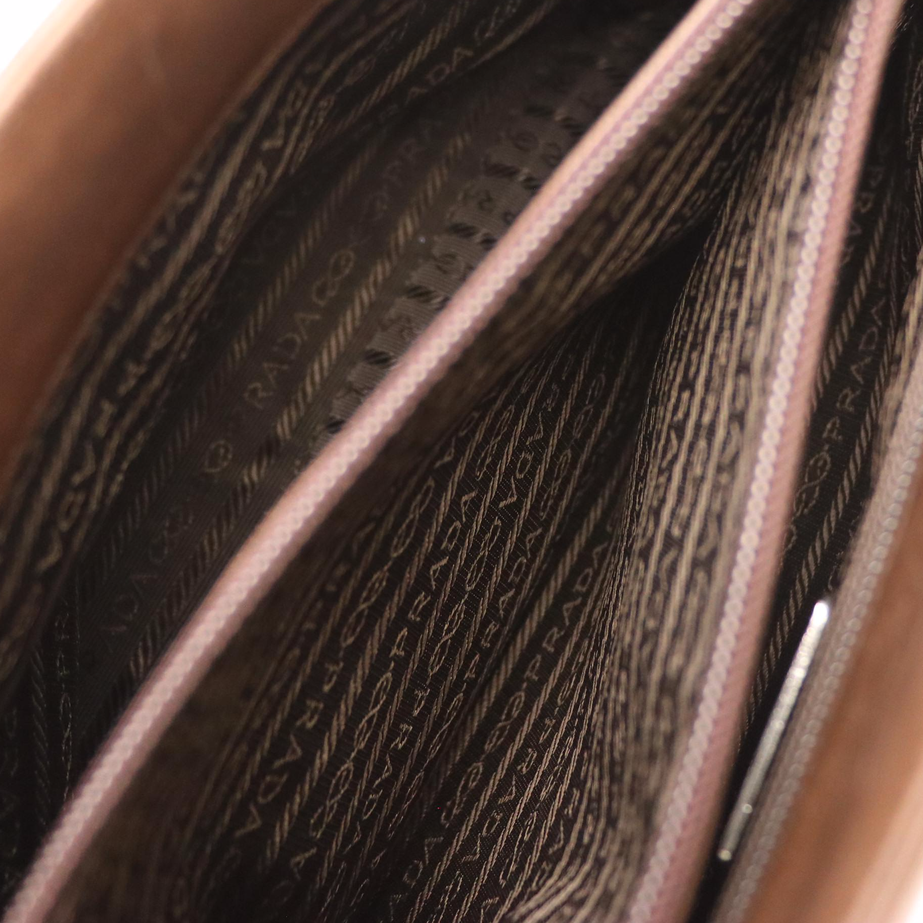 Prada Chocolate Brown Leather Shoulder Bag with Havana Resin Chain-Link Straps