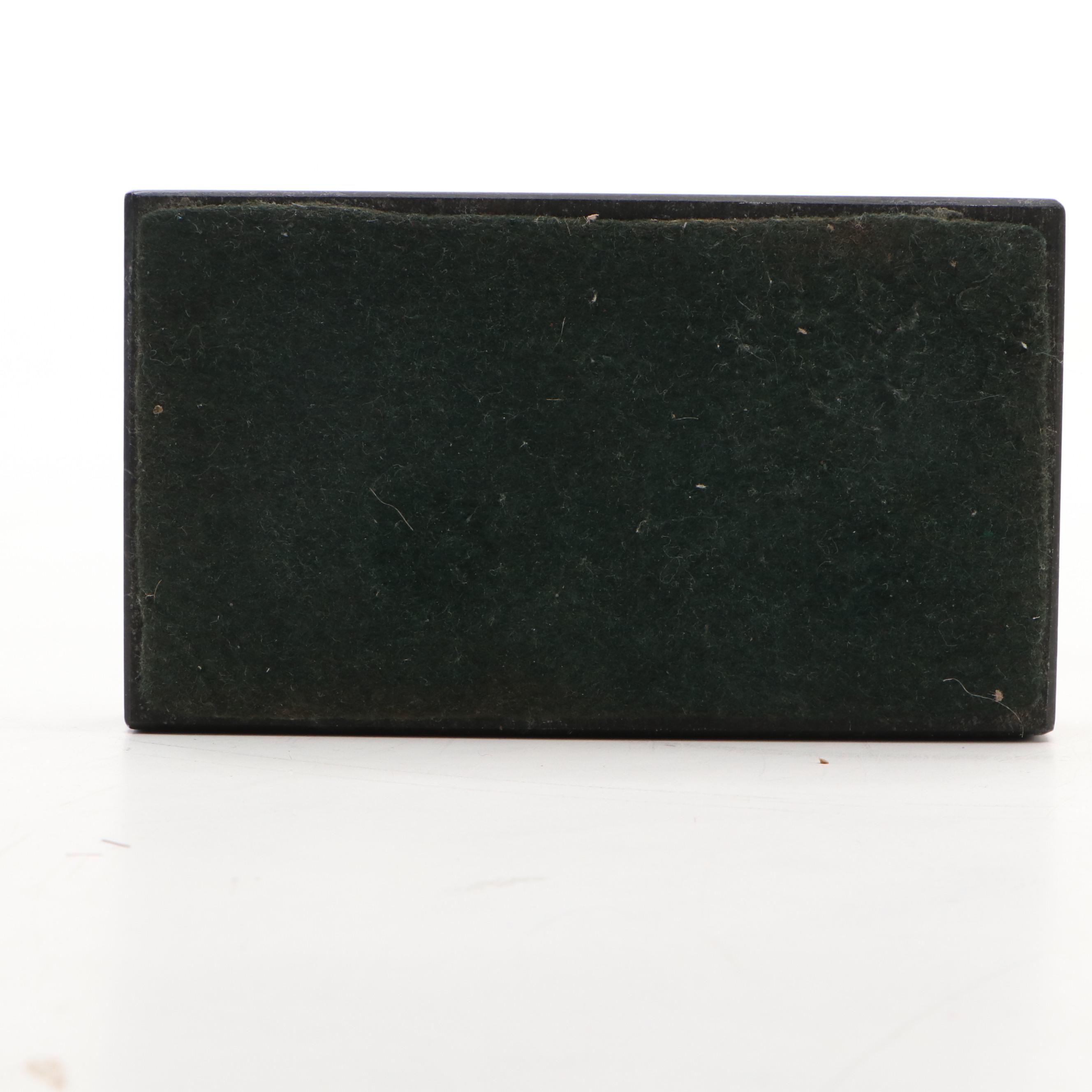 Hudson "The Littles" Pewter Figurine with Other Metal and Marble Dog