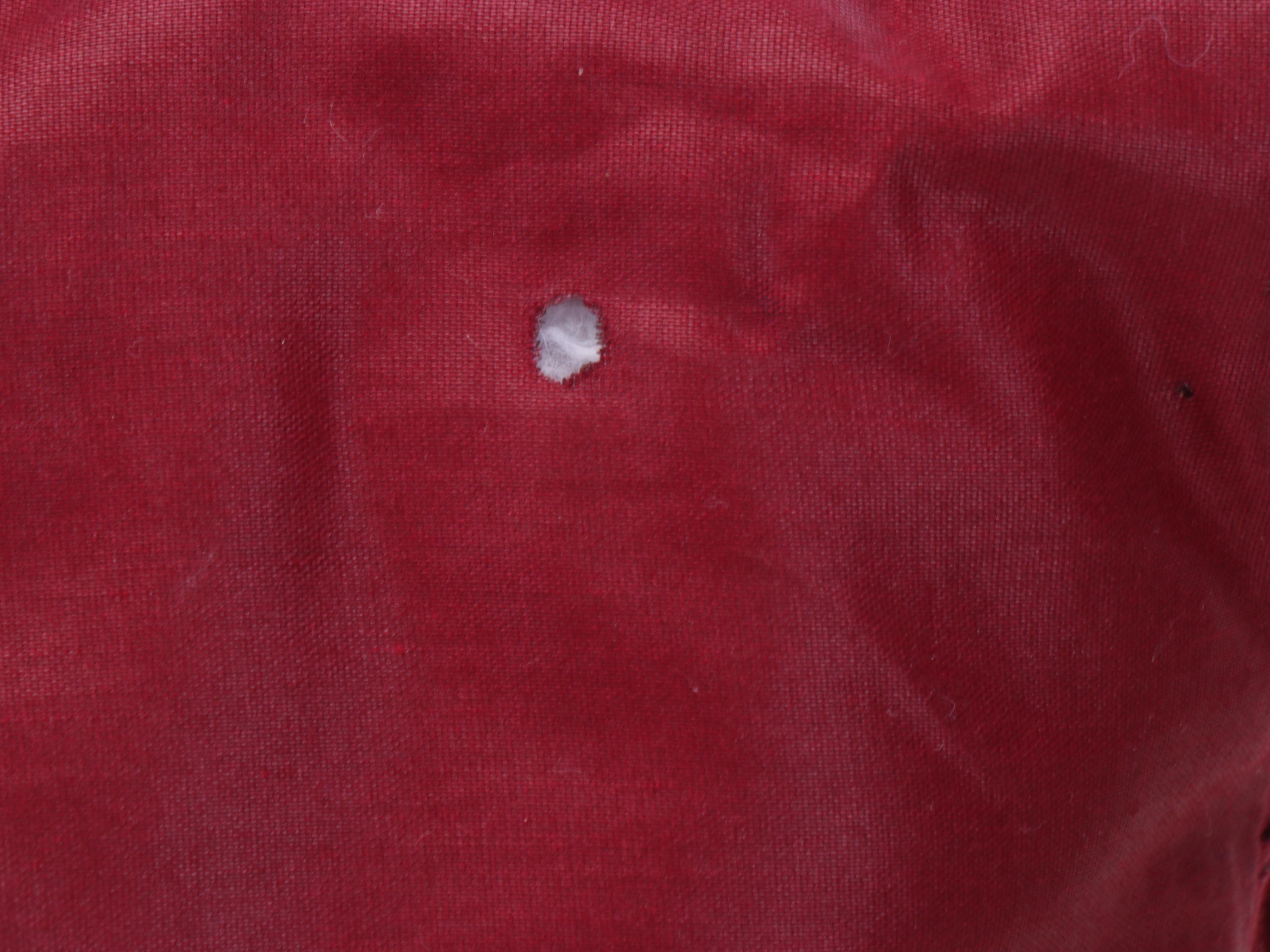 Floral Print and Pintuck Maroon Accent Pillows