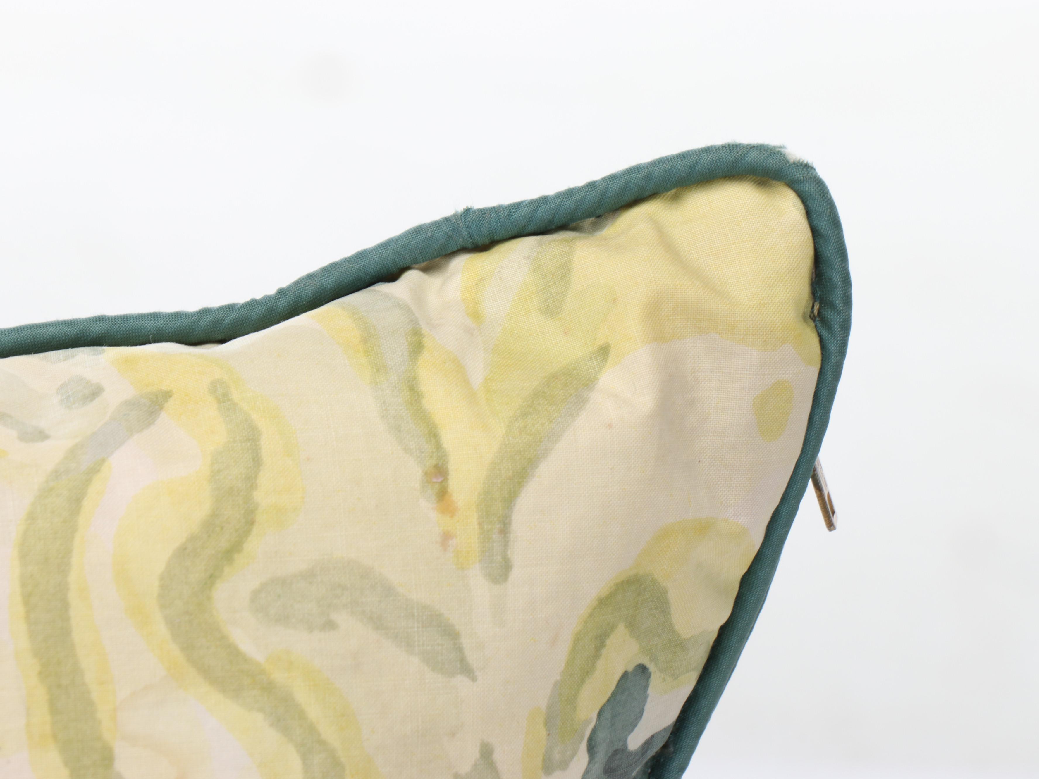 Floral Print and Pintuck Maroon Accent Pillows