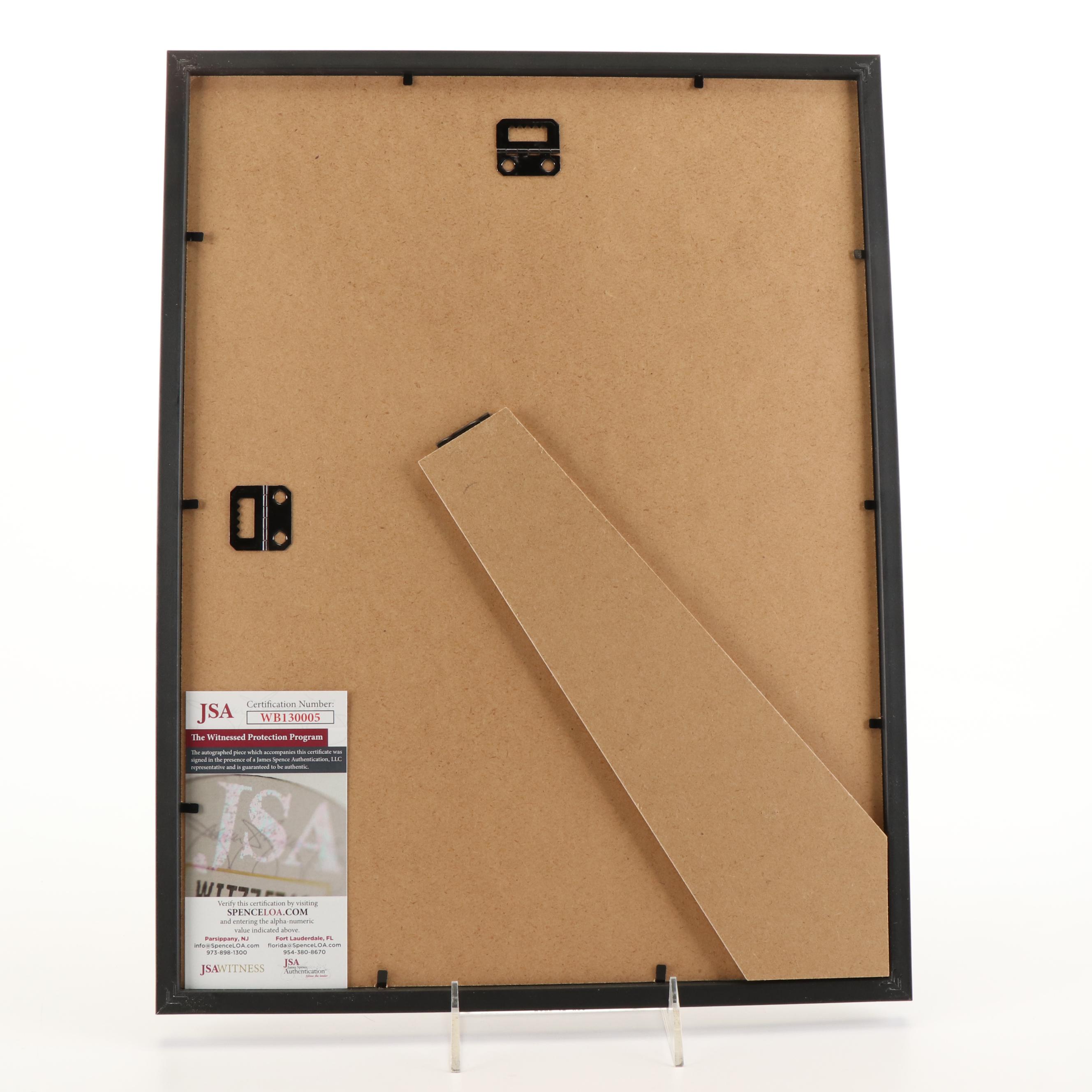 Danny Glover Signed "Lethal Weapon" Movie Print in Matted Frame, JSA