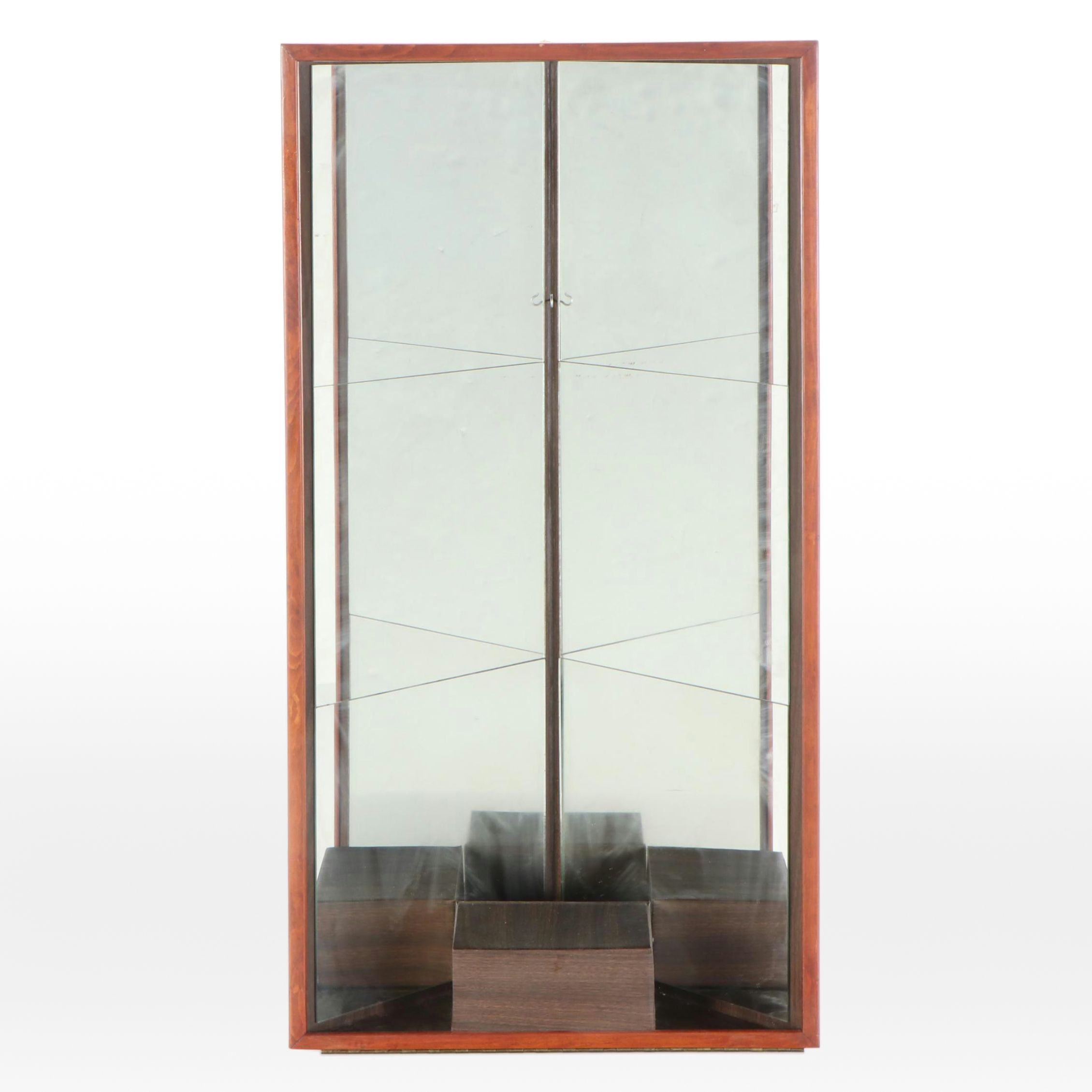 Mirrored Doll Display Cabinet