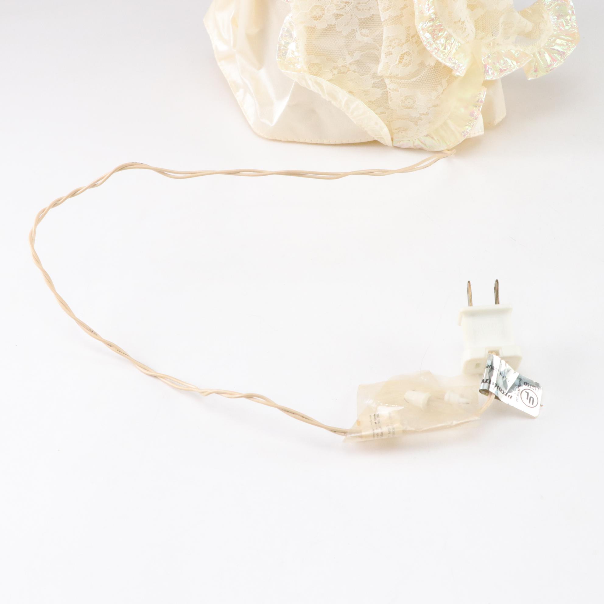 House of Lloyd Angel Tree Topper with Bisque Cherub Candle Holders & Ornaments