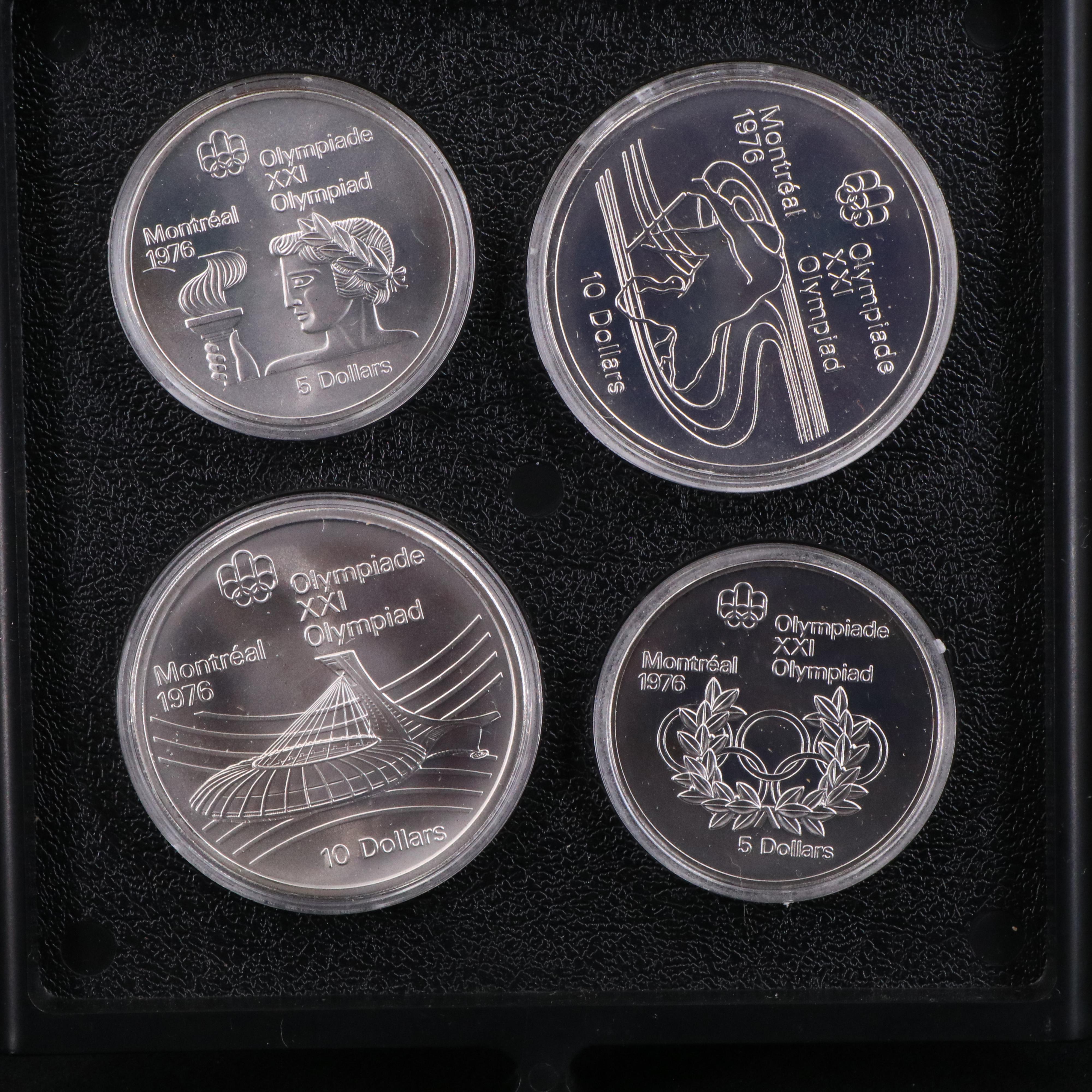 1976 Canada Set of Twenty-Eight Silver Olympic Coins