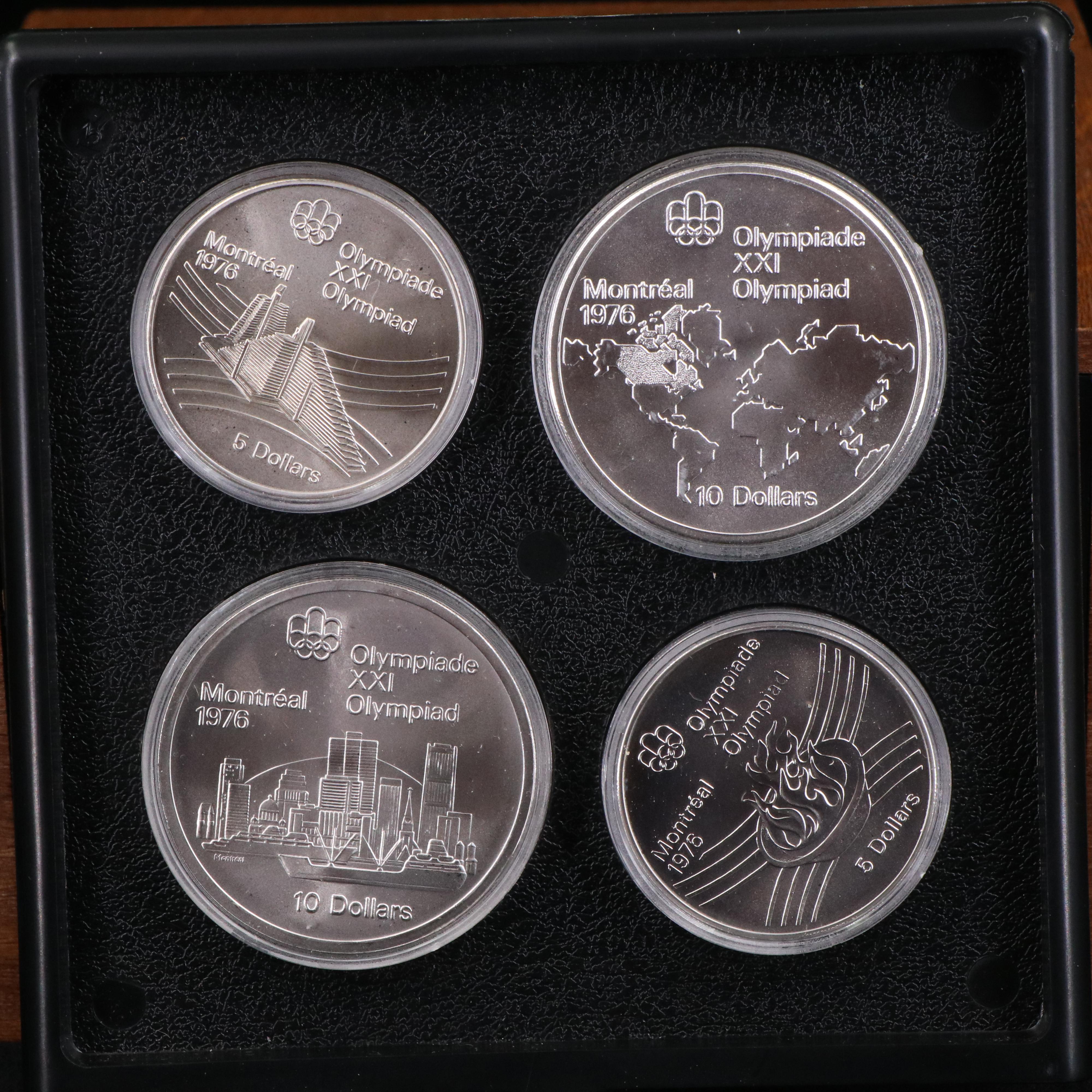 1976 Canada Set of Twenty-Eight Silver Olympic Coins