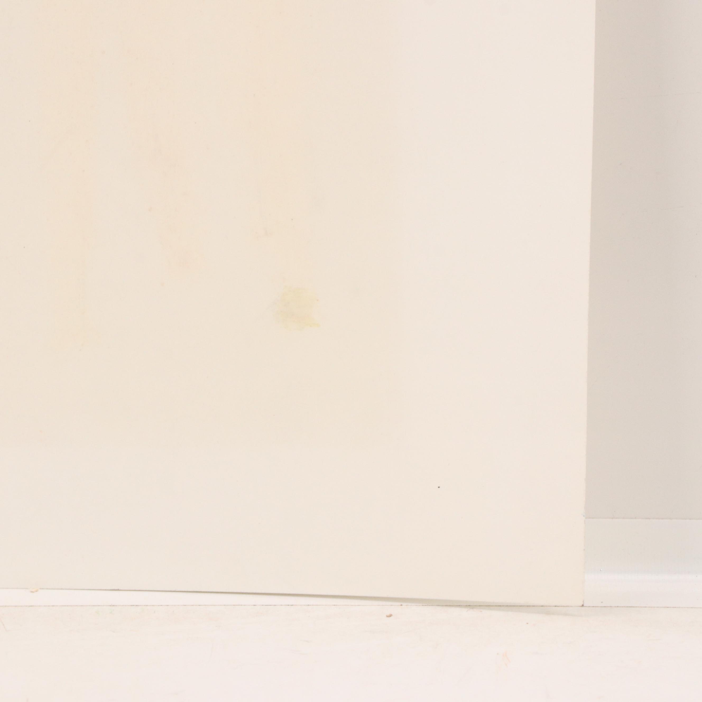 Jack Meanwell Multicolor Female Nude Oil Pastel Drawing, 1984