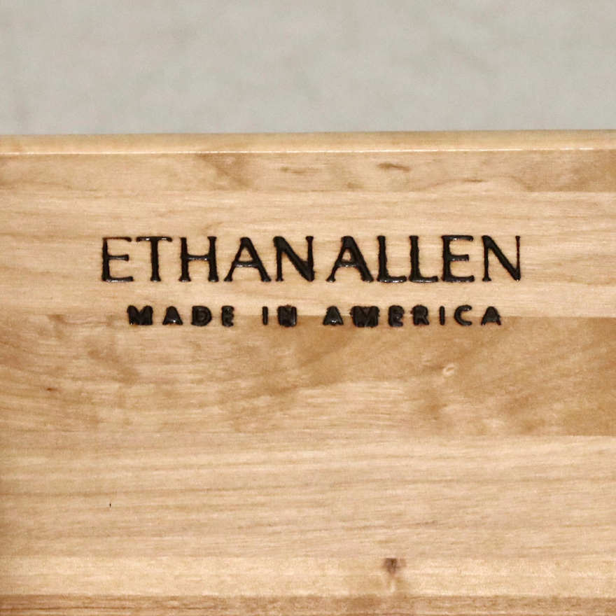 Ethan Allen "American Impressions" Cherry and Black Lacquered