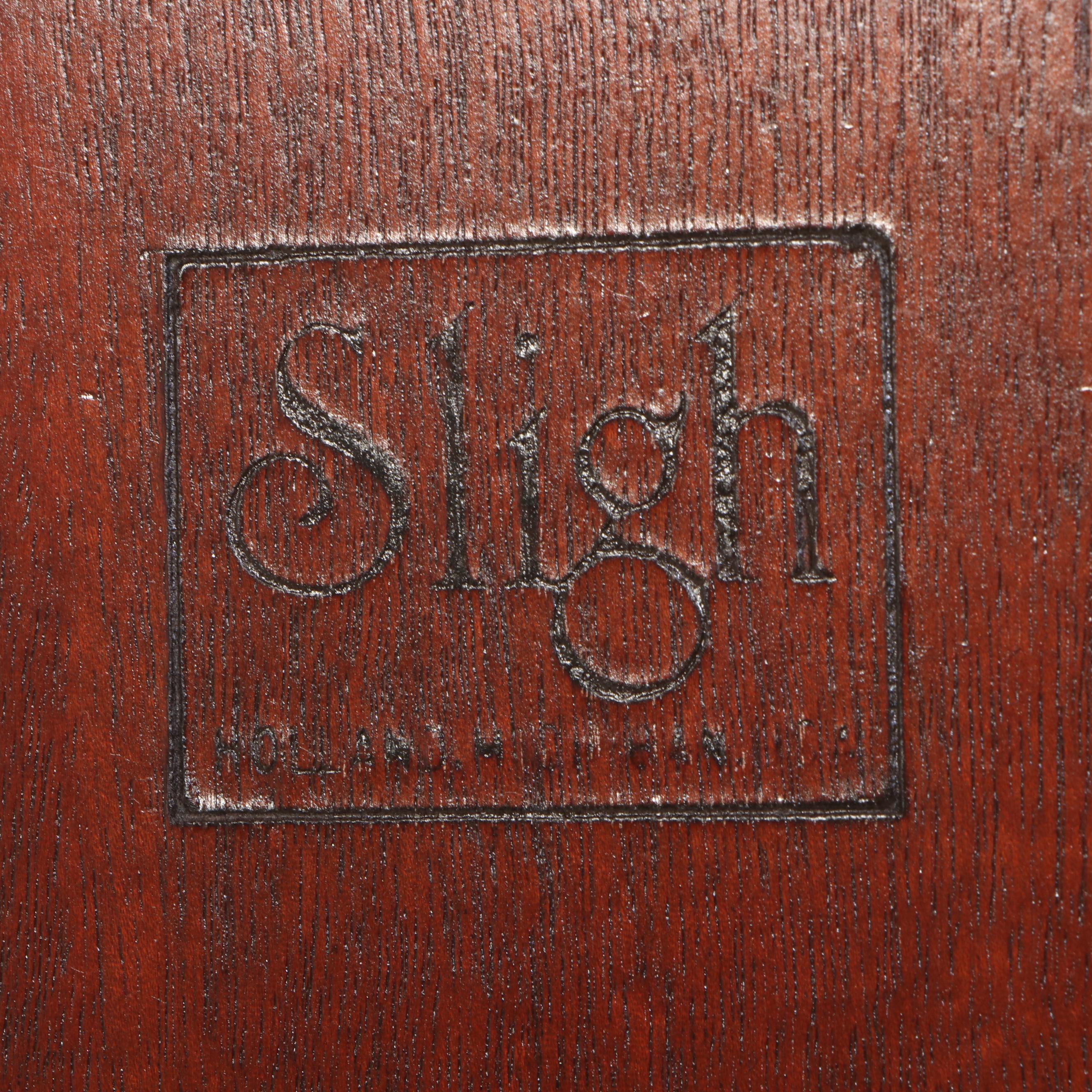 Sligh Neoclassical Style Mahogany Grandfather Clock