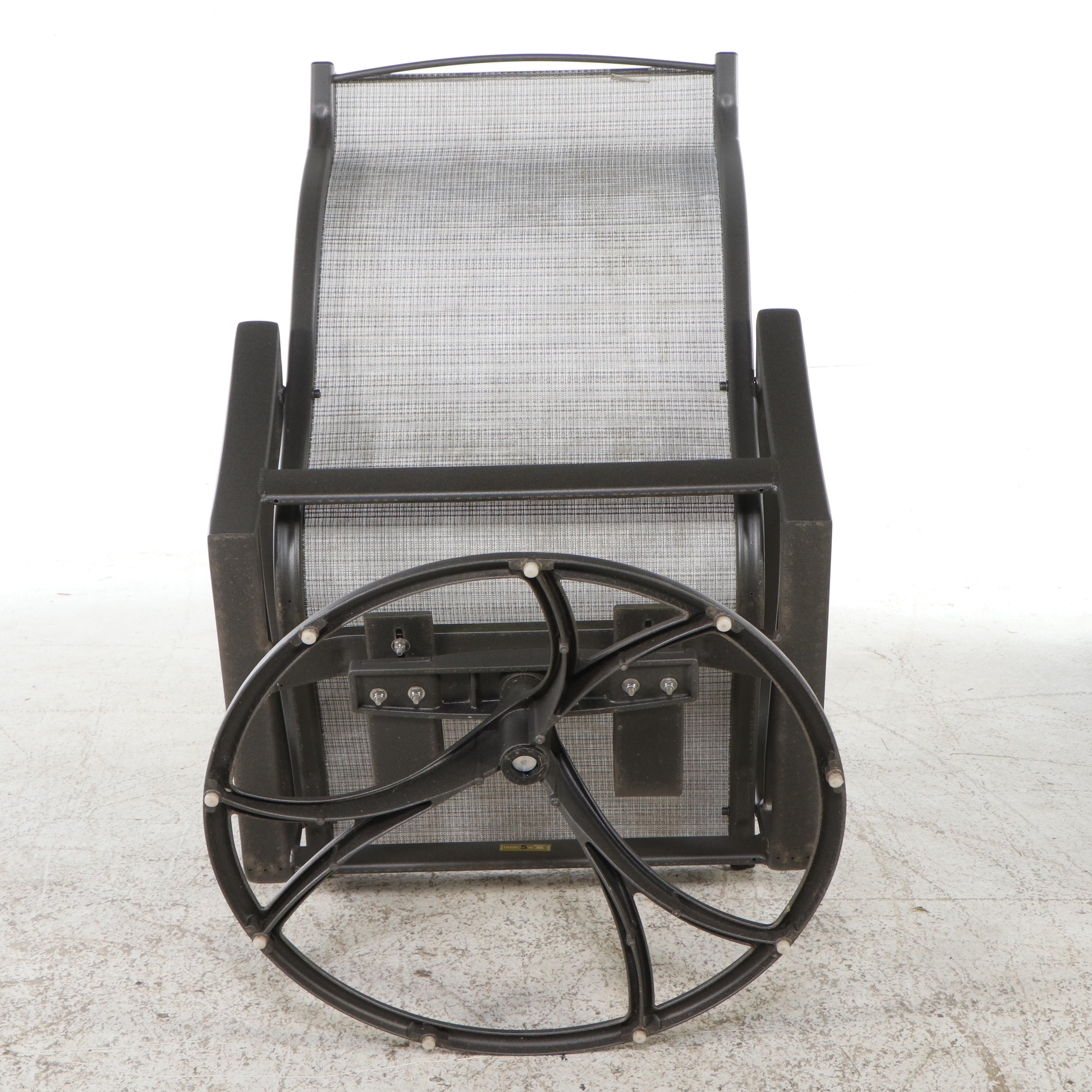 Tropitone Grey Powder Coated Metal Dining Set