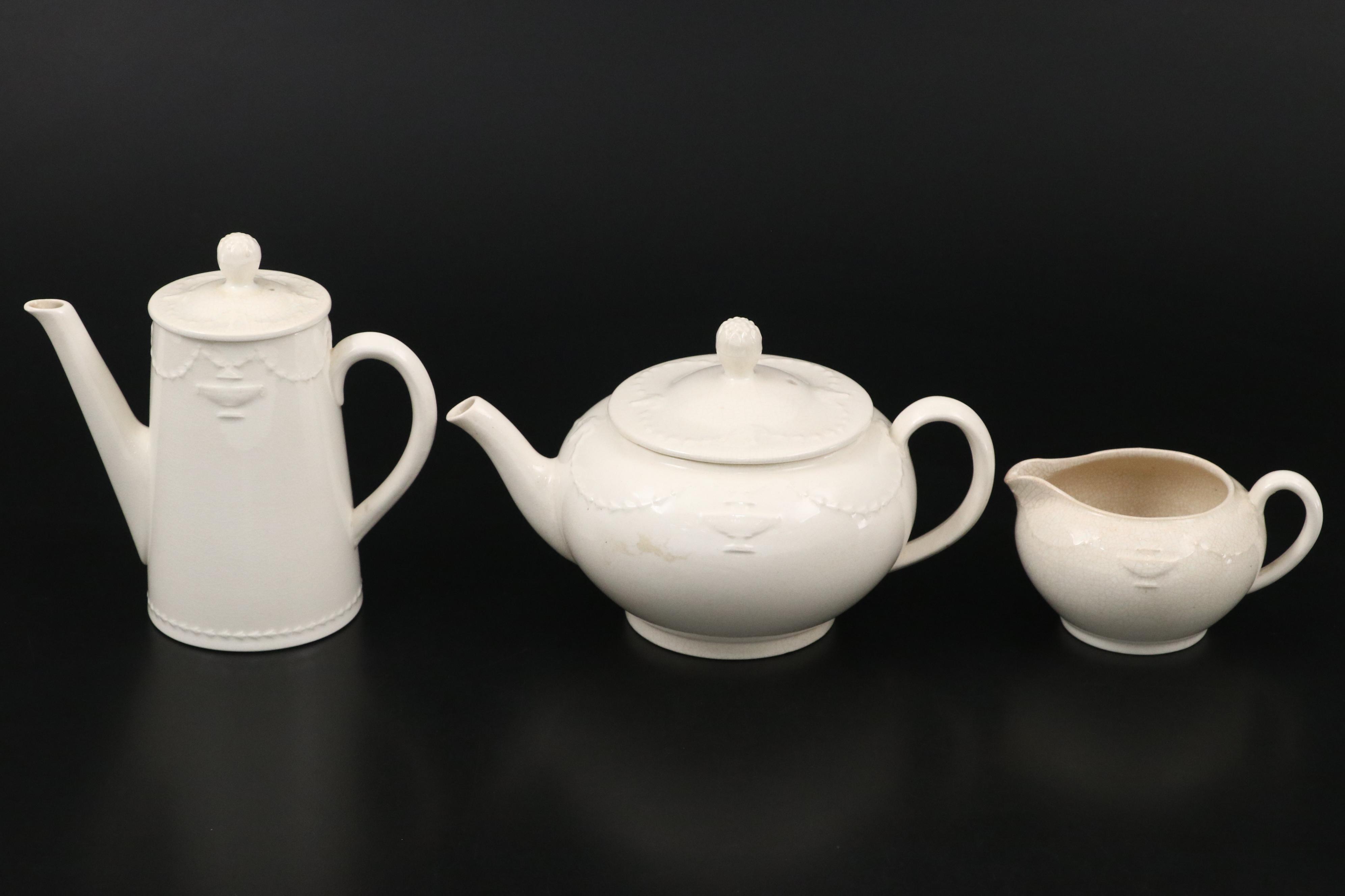 Copeland "Spode's Imperial" Tea and Coffee Set with Lenox Tableware