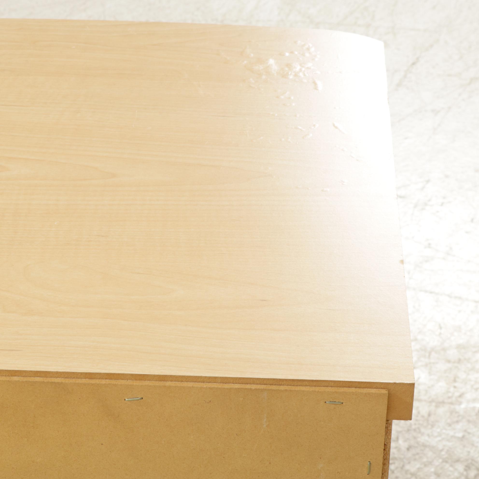 Palliser Blue-Stained Maple Nightstand, 21st Century