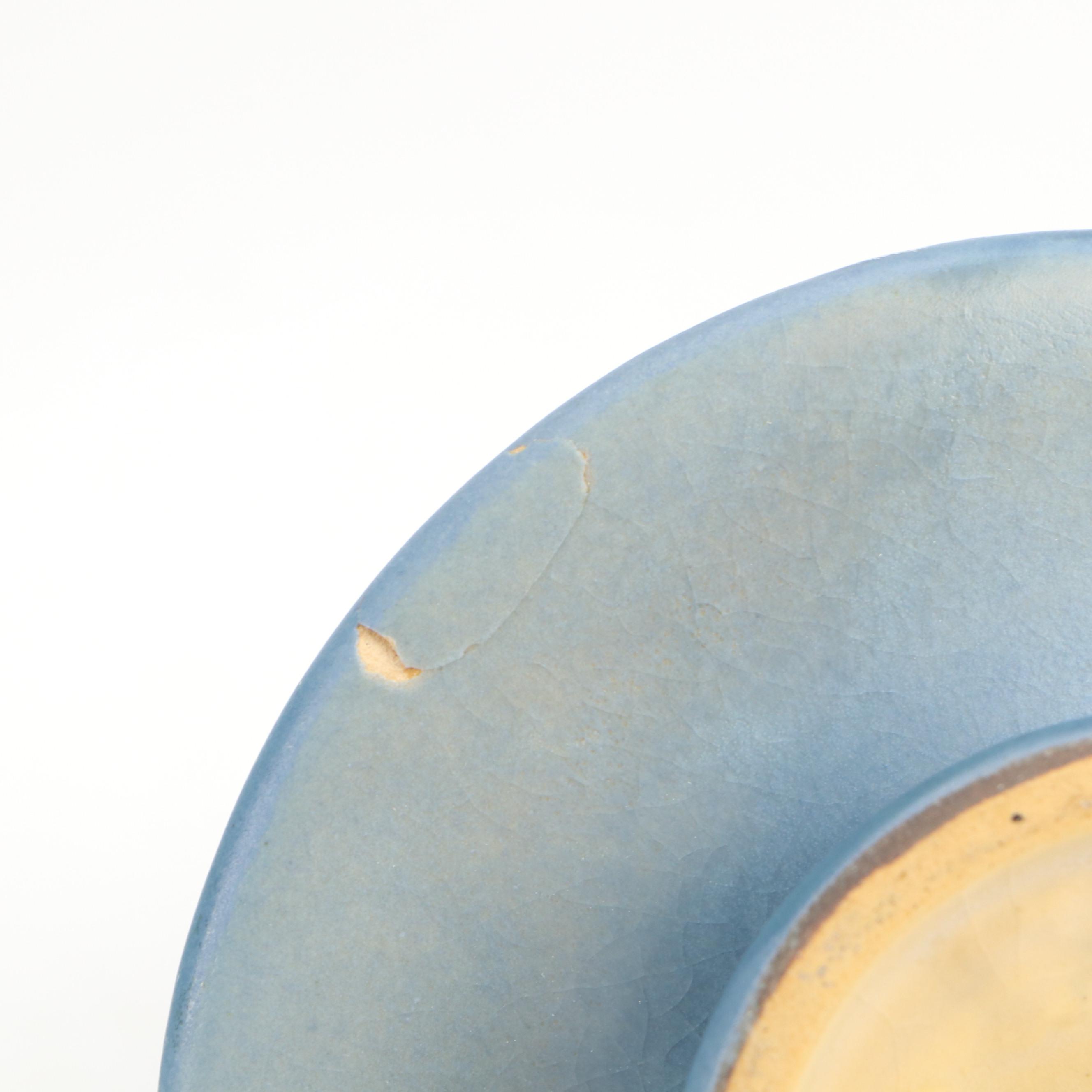 Art Deco Roseville Zephyr Lily, Clematis, Bleeding Hearts & Weller Vases