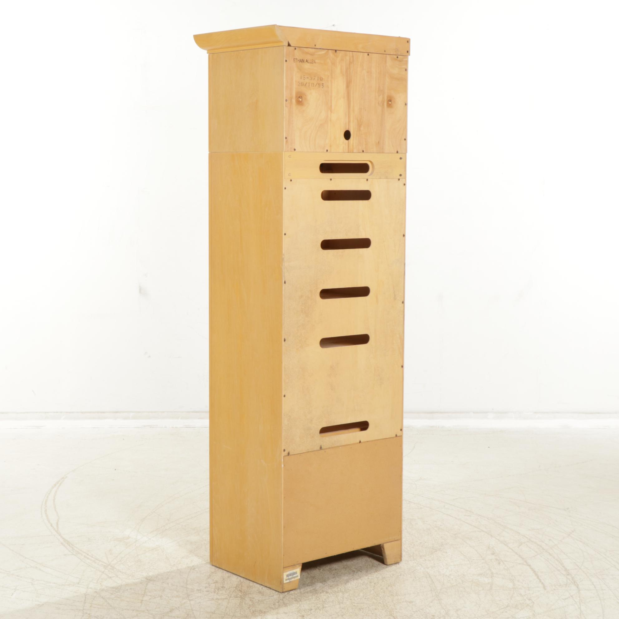 Ethan Allen "American Dimensions" Maple Media Cabinet, 1995