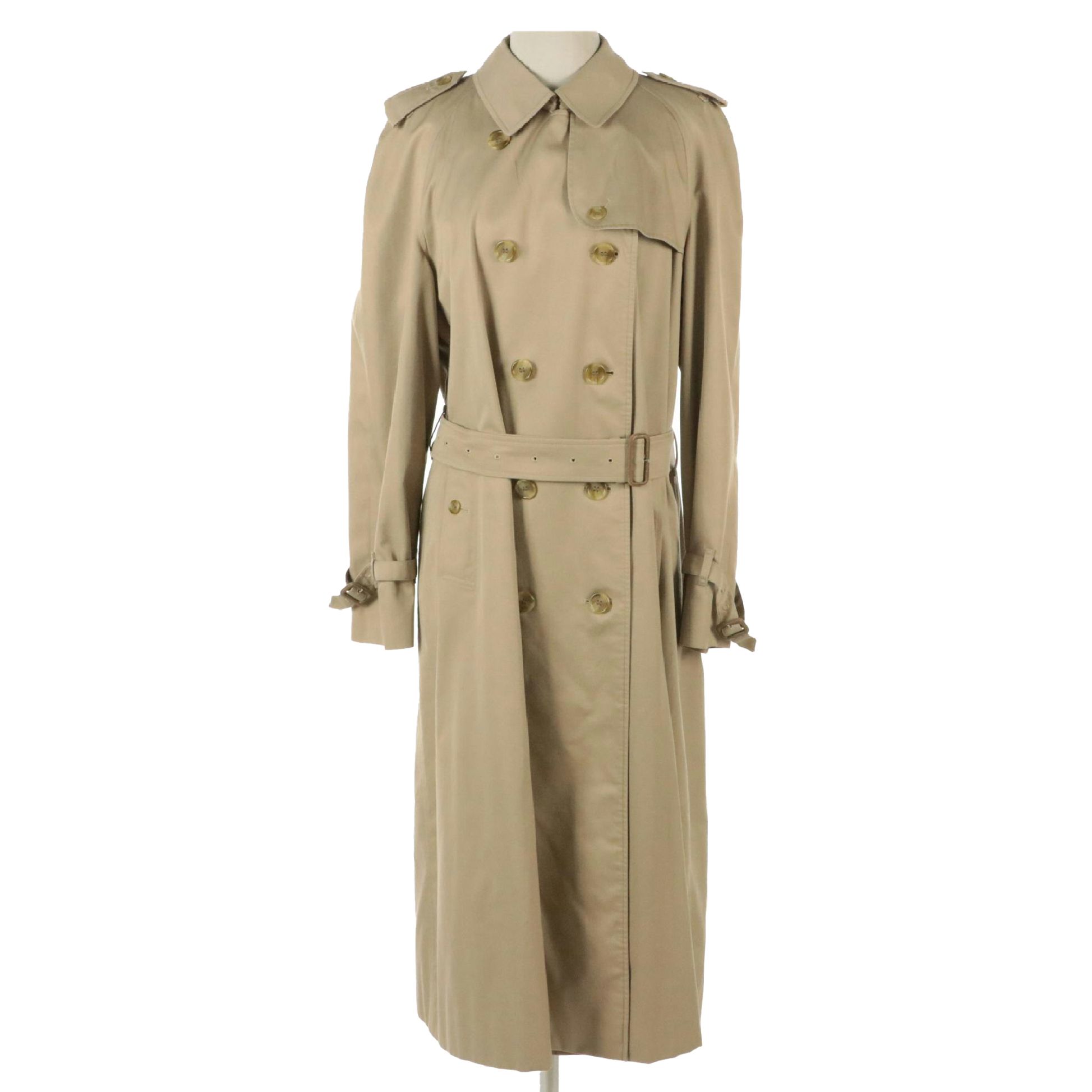 Burberrys Classic Double-Breasted Gabardine Trench Coat