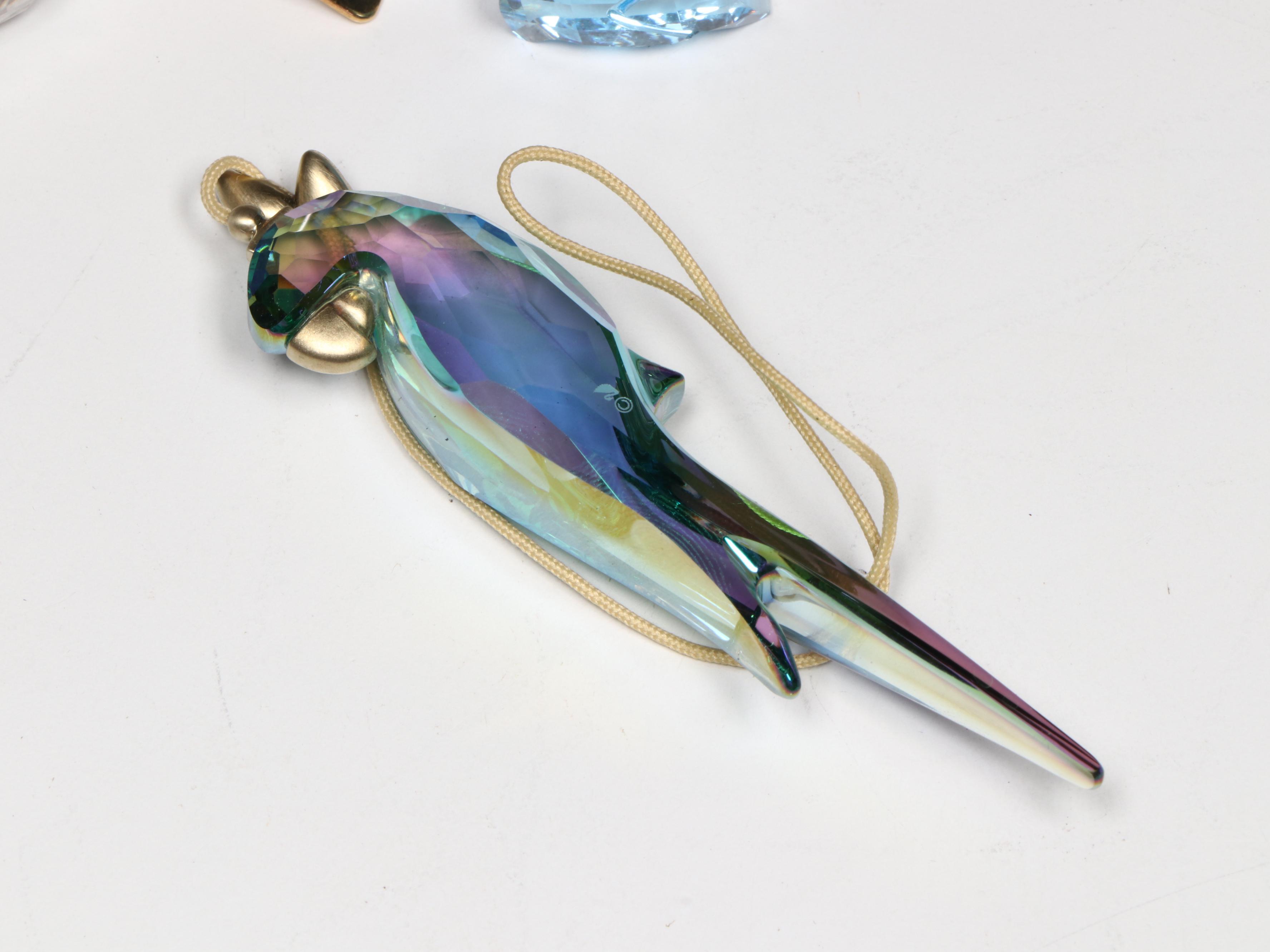 Swarovski Crystal "Row Boat" and More Figures, Ornaments and Paperweight