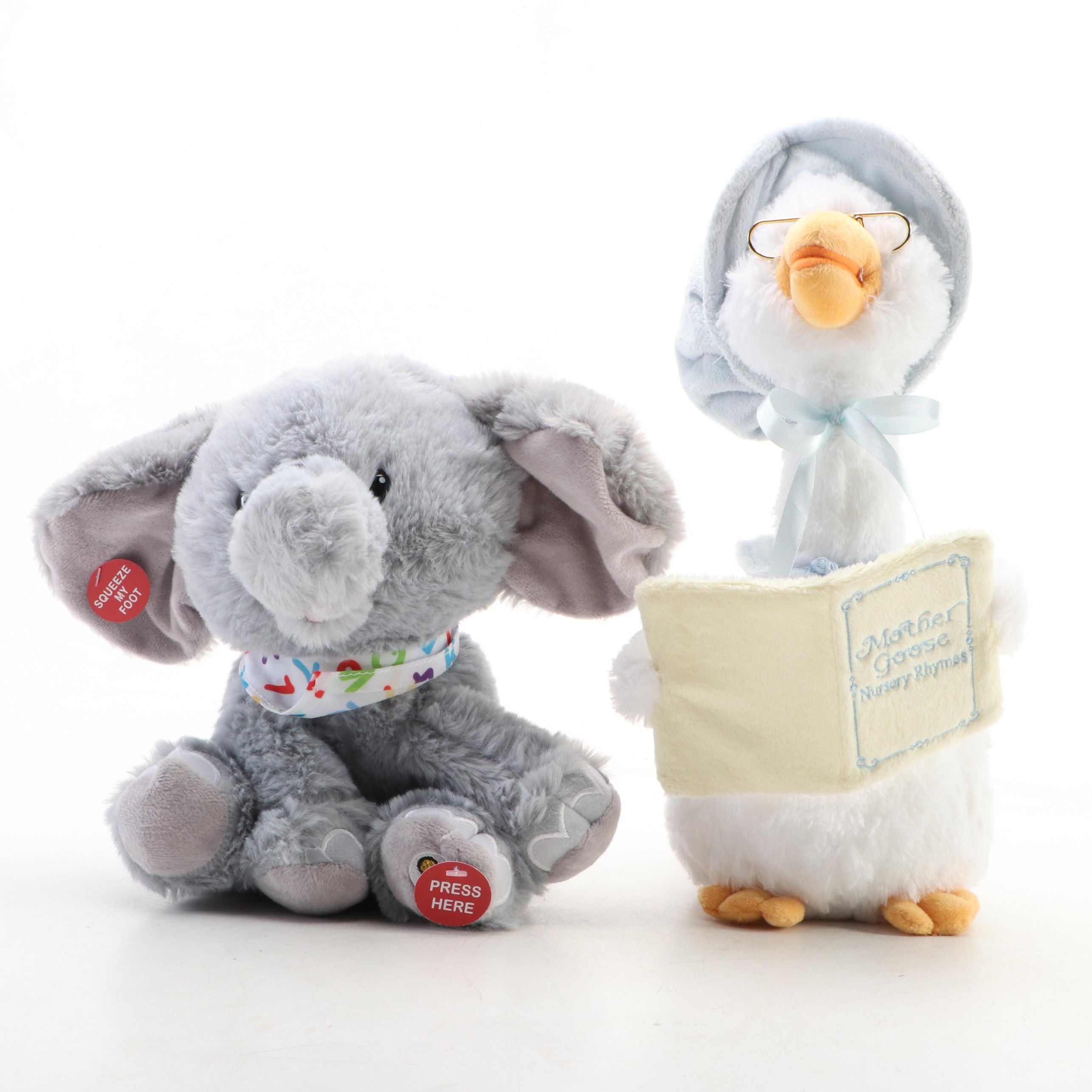 Cuddle Barn Mother Goose and Alphabet Elroy Stuffed Toys