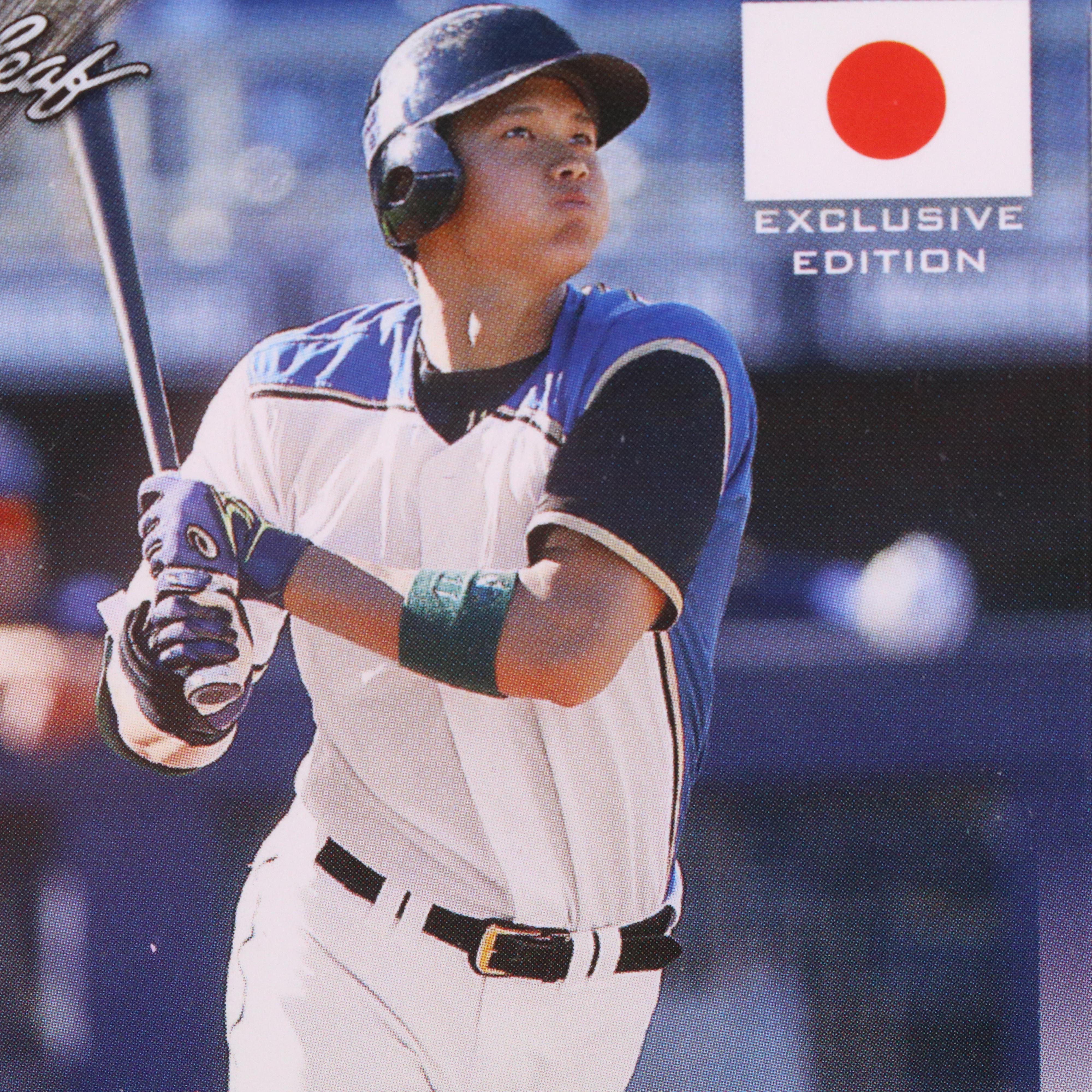 2018 Leaf Shohei Ohtani Exclusive Flag Rookie Baseball Card Graded PSA 10