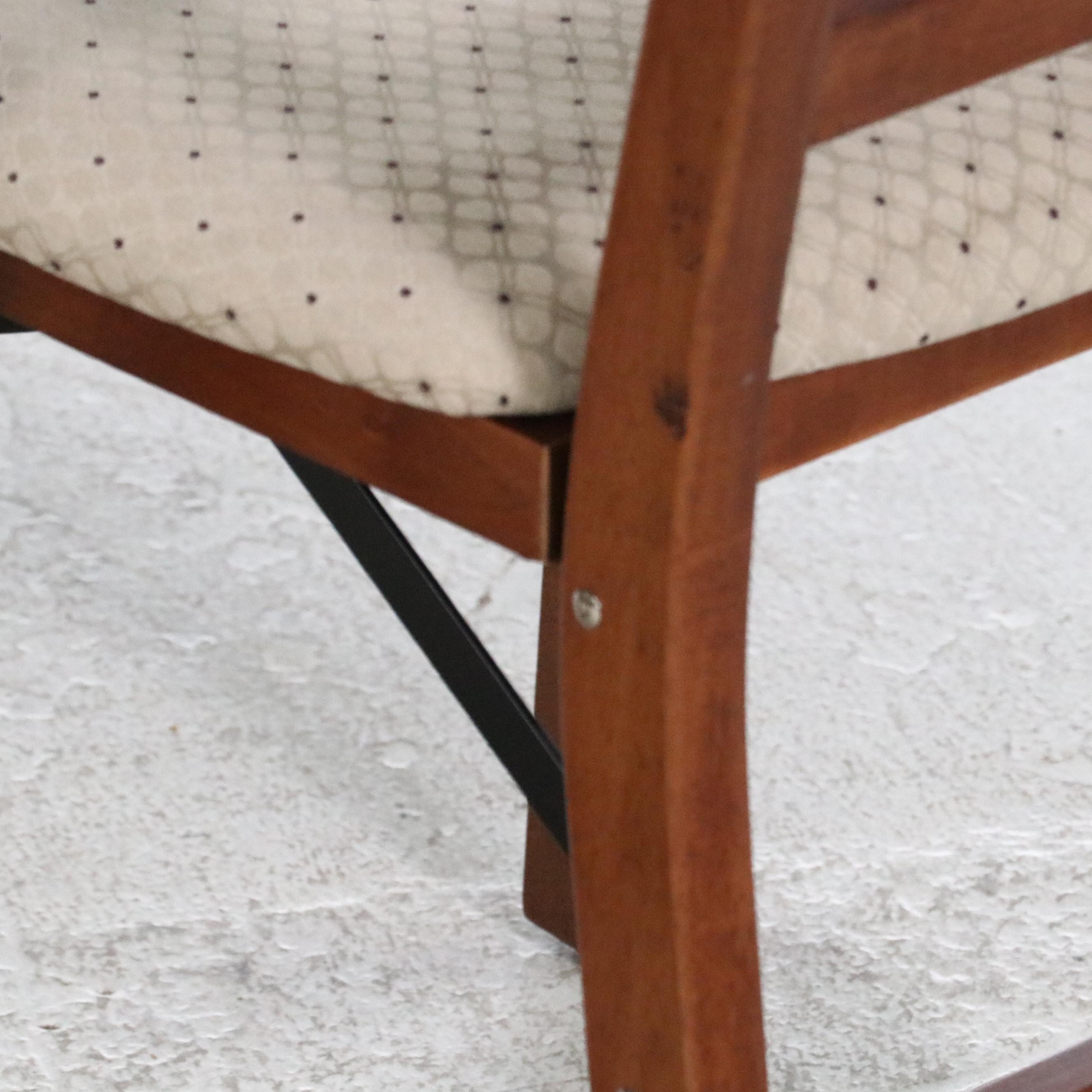 Pair of Stakmore Cherry-Stained Wood Folding Chairs