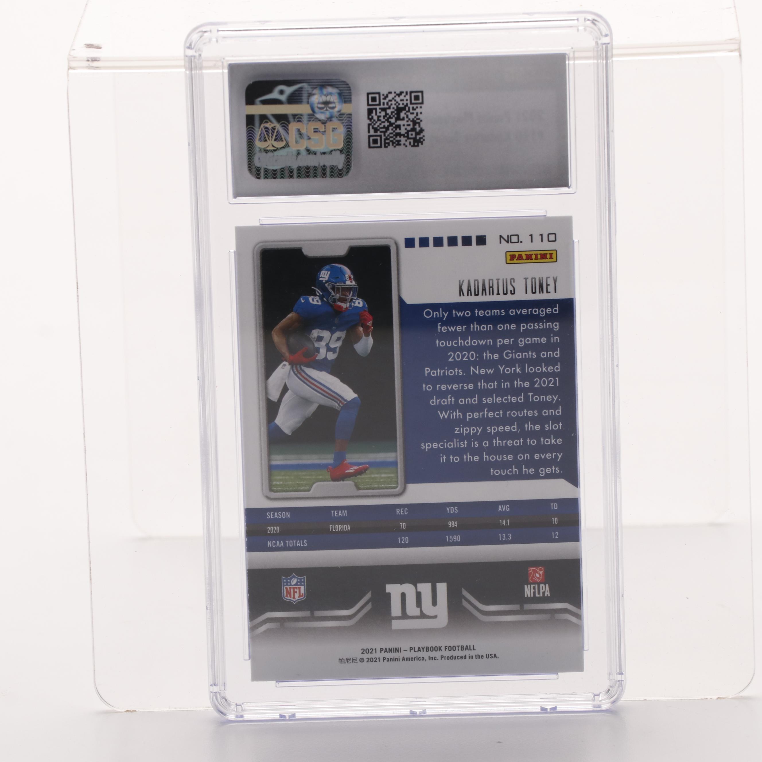 Prizm and Other Football Cards with Chase, Parsons, and Smith Graded Rookies