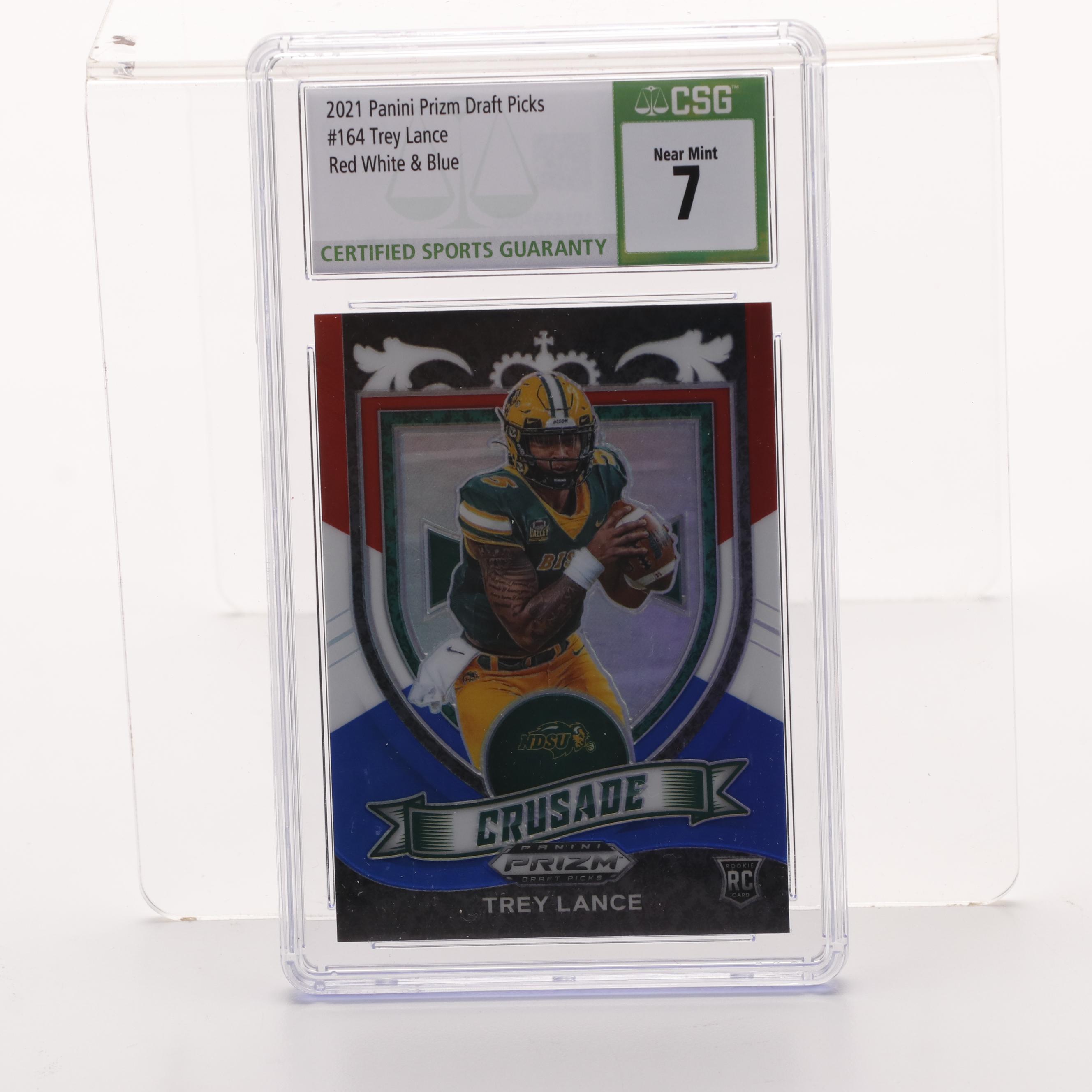 Prizm and Other Football Cards with Chase, Parsons, and Smith Graded Rookies