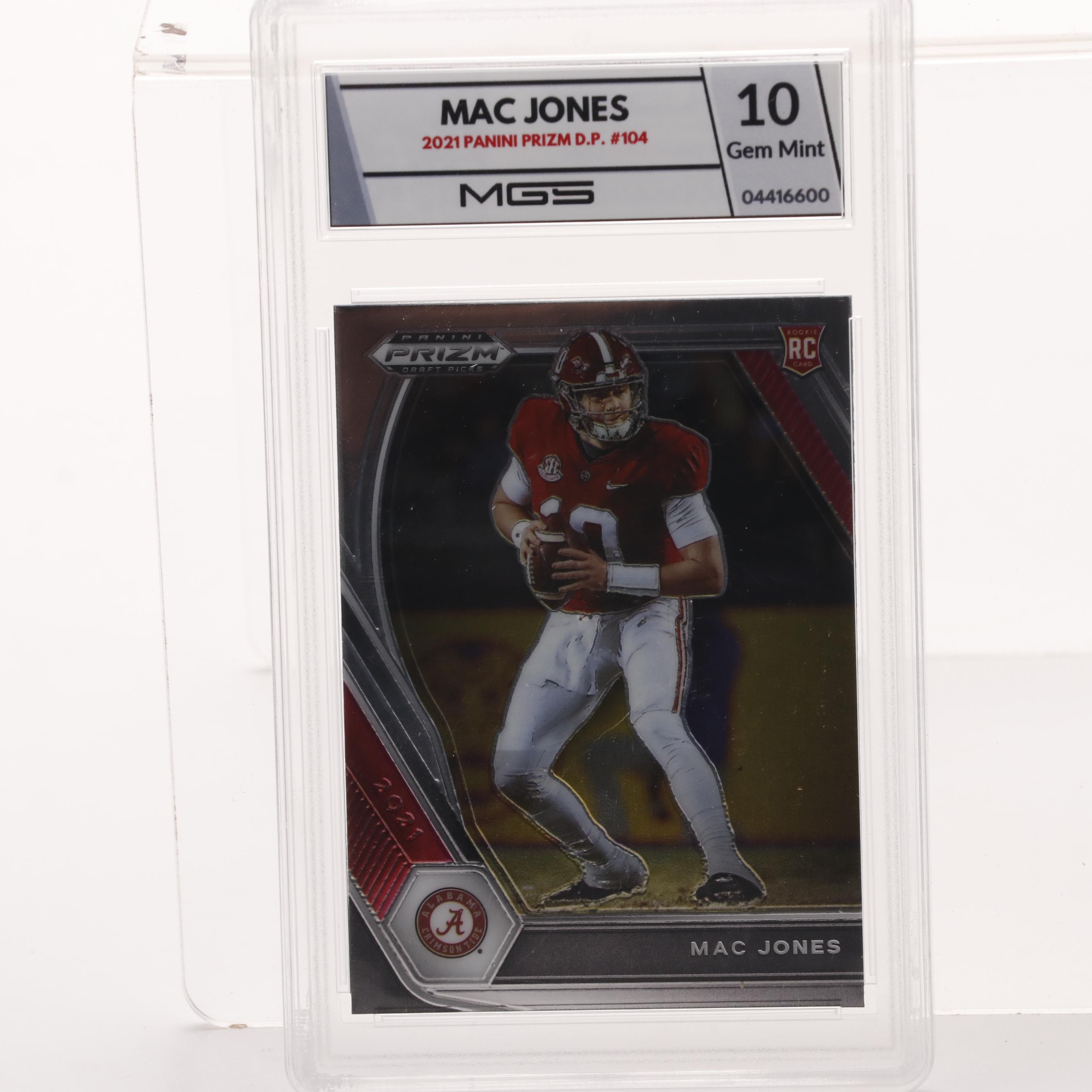 Prizm and Other Football Cards with Chase, Parsons, and Smith Graded Rookies