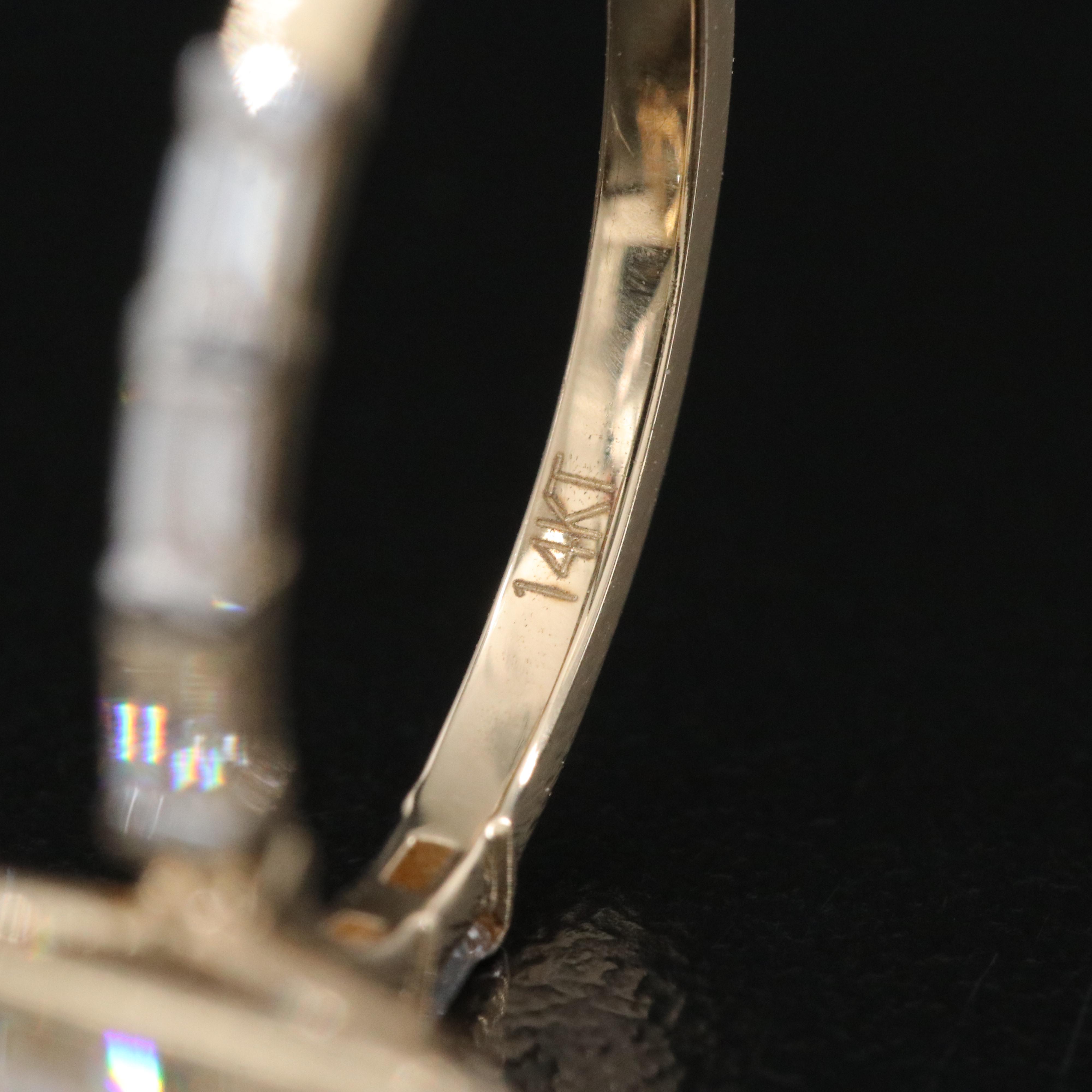 14K 7.34 CTW Lab Grown Diamond Ring with IGI Report