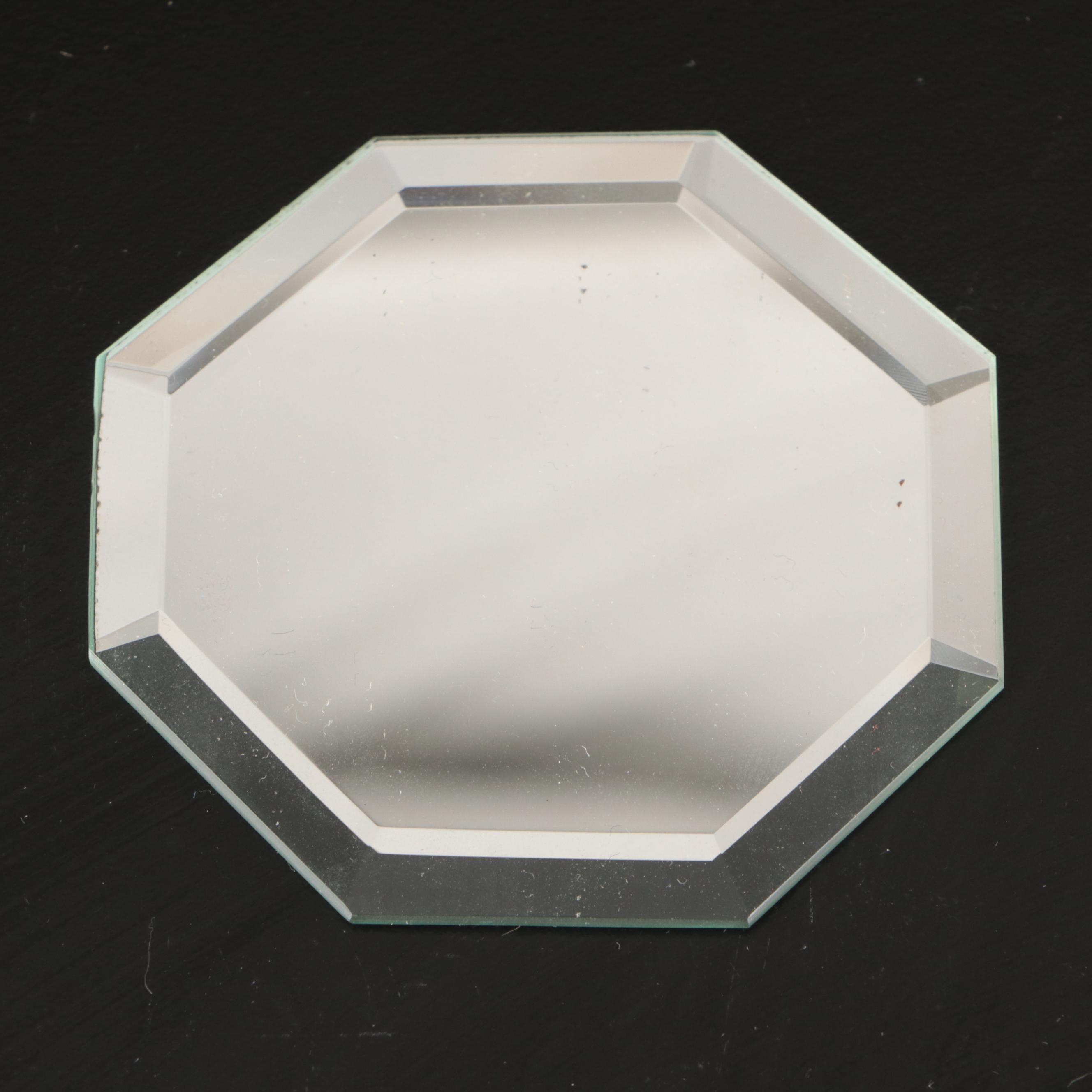 Swarovski Crystal "Dinner Bell" and "Grand Piano with Stool" with Mirrored Stand