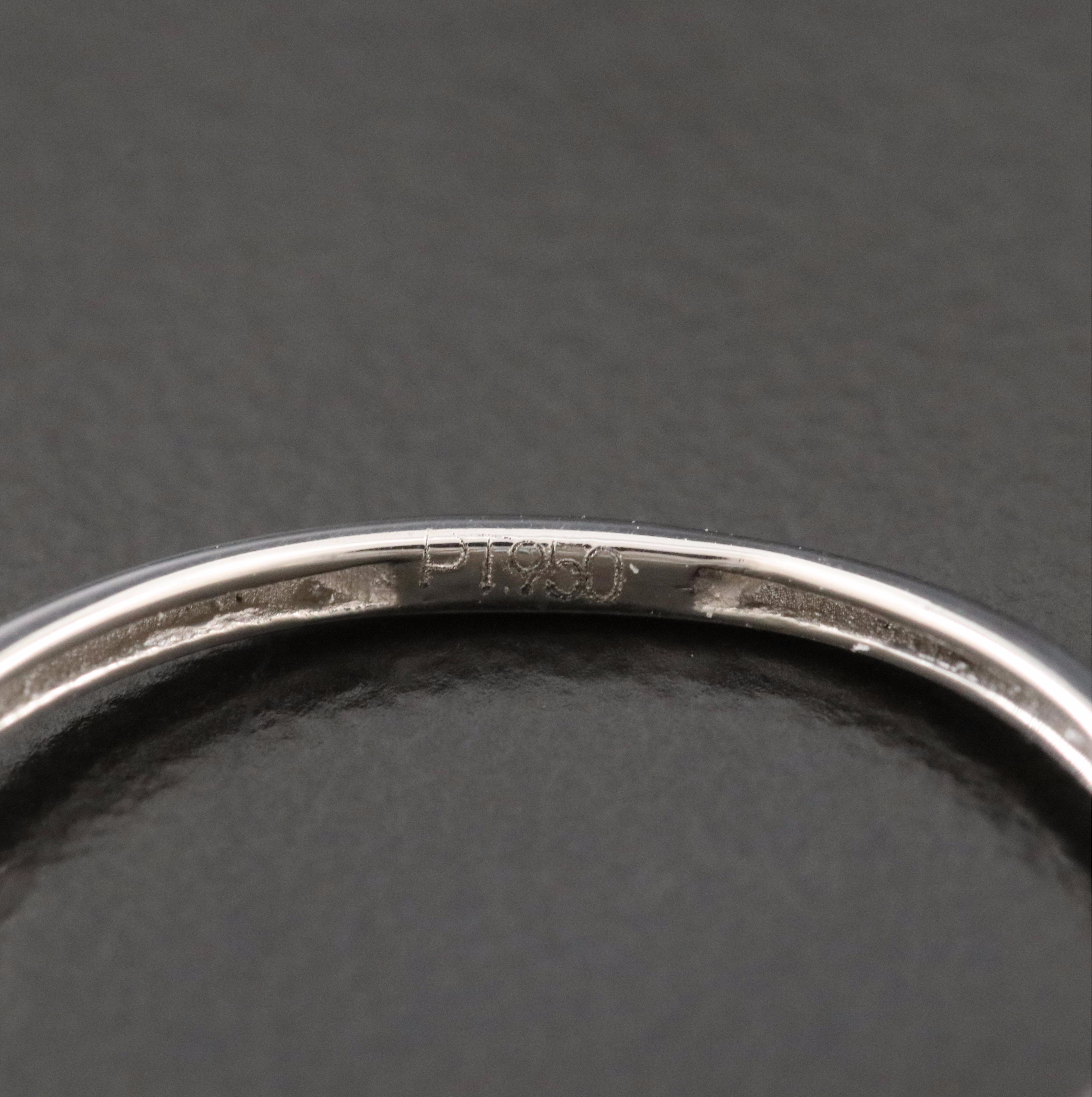 Platinum 5.00 CT Lab Grown Diamond Solitaire Ring with IGI Report