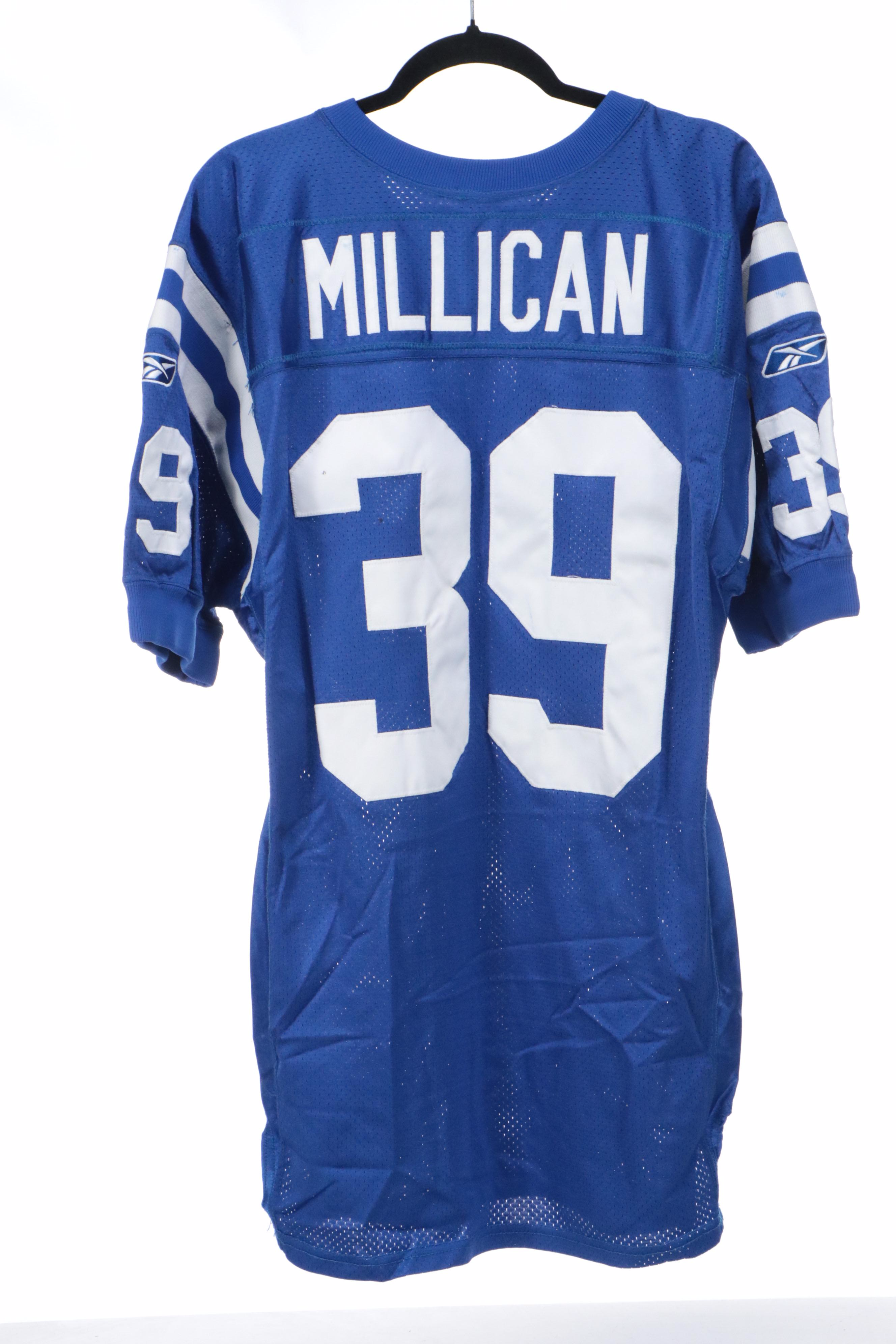 Idrees Bashir with Other Player Issued Indianapolis Colts Football Jerseys